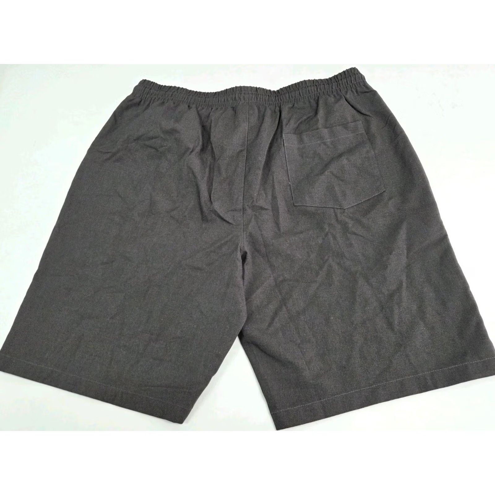 Vintage COOFANDY Mens Brown Casual Beach Shorts Drawstring Pockets Linen L #8789 Size US 33 - 3 Thumbnail