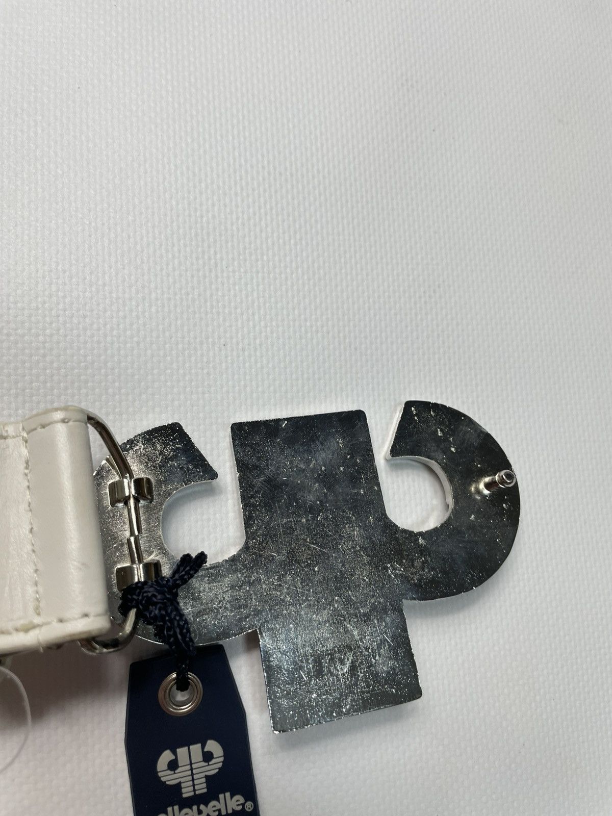 Pelle Pelle NWT Vintage Pelle Pelle Marc Buchanan Logo White Leather 100 Size ONE SIZE - 4 Thumbnail