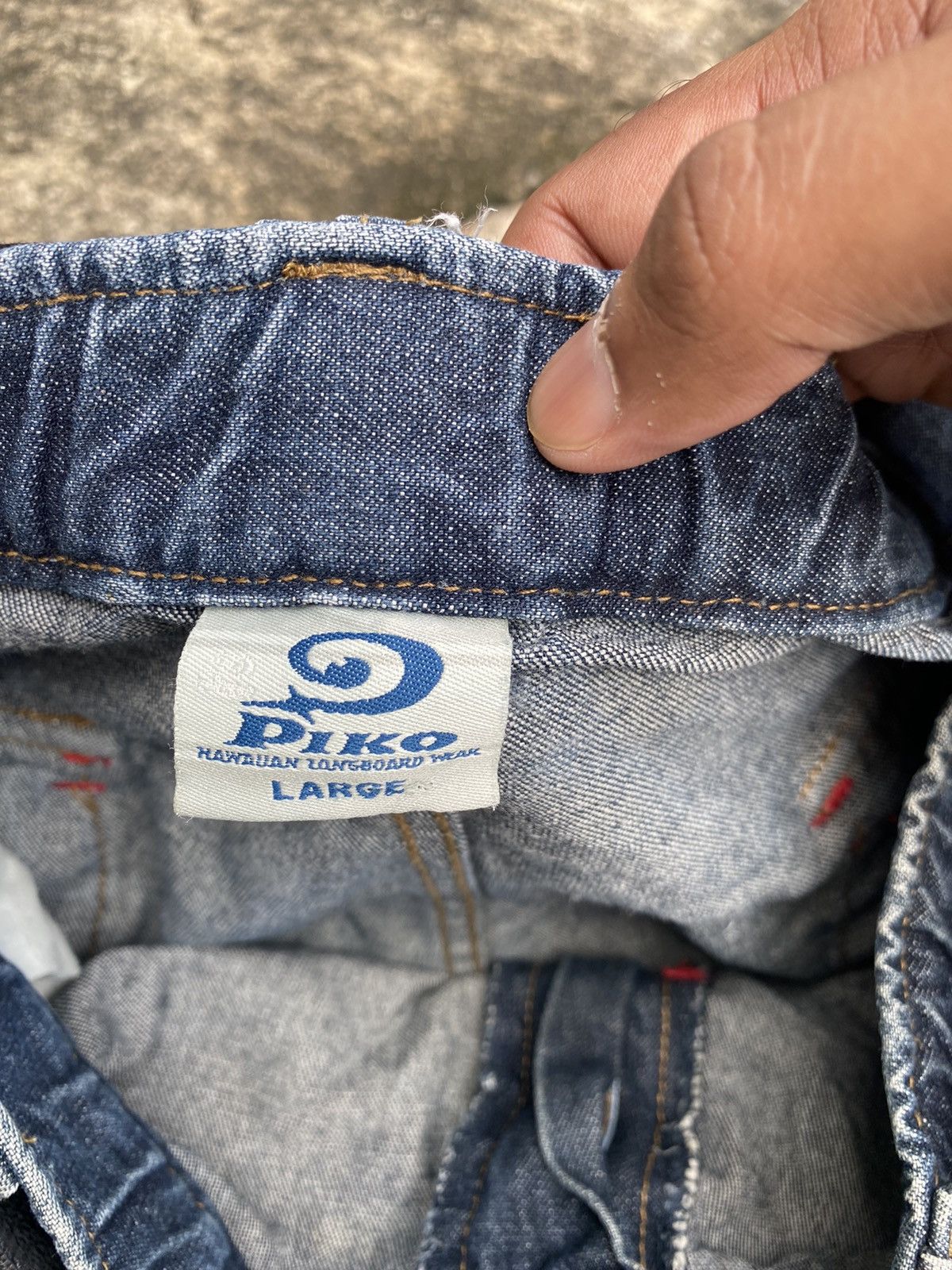 Vintage Vintage Distressed Piko Shorts Surfwear Hip Hop Jorts Pants Size US 37 - 7 Thumbnail