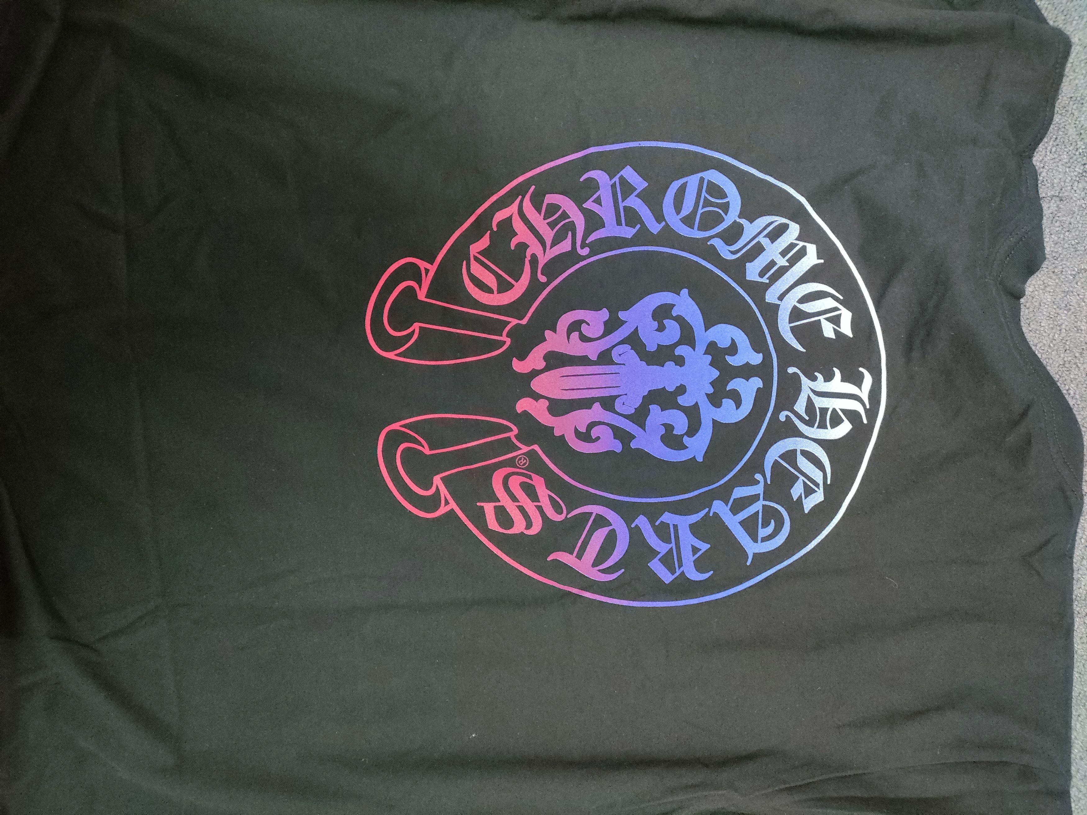 Chrome Hearts Chrome Hearts Gradient Dagger Horseshoe Long Sleeve Tee Size US XL / EU 56 / 4 - 3 Thumbnail