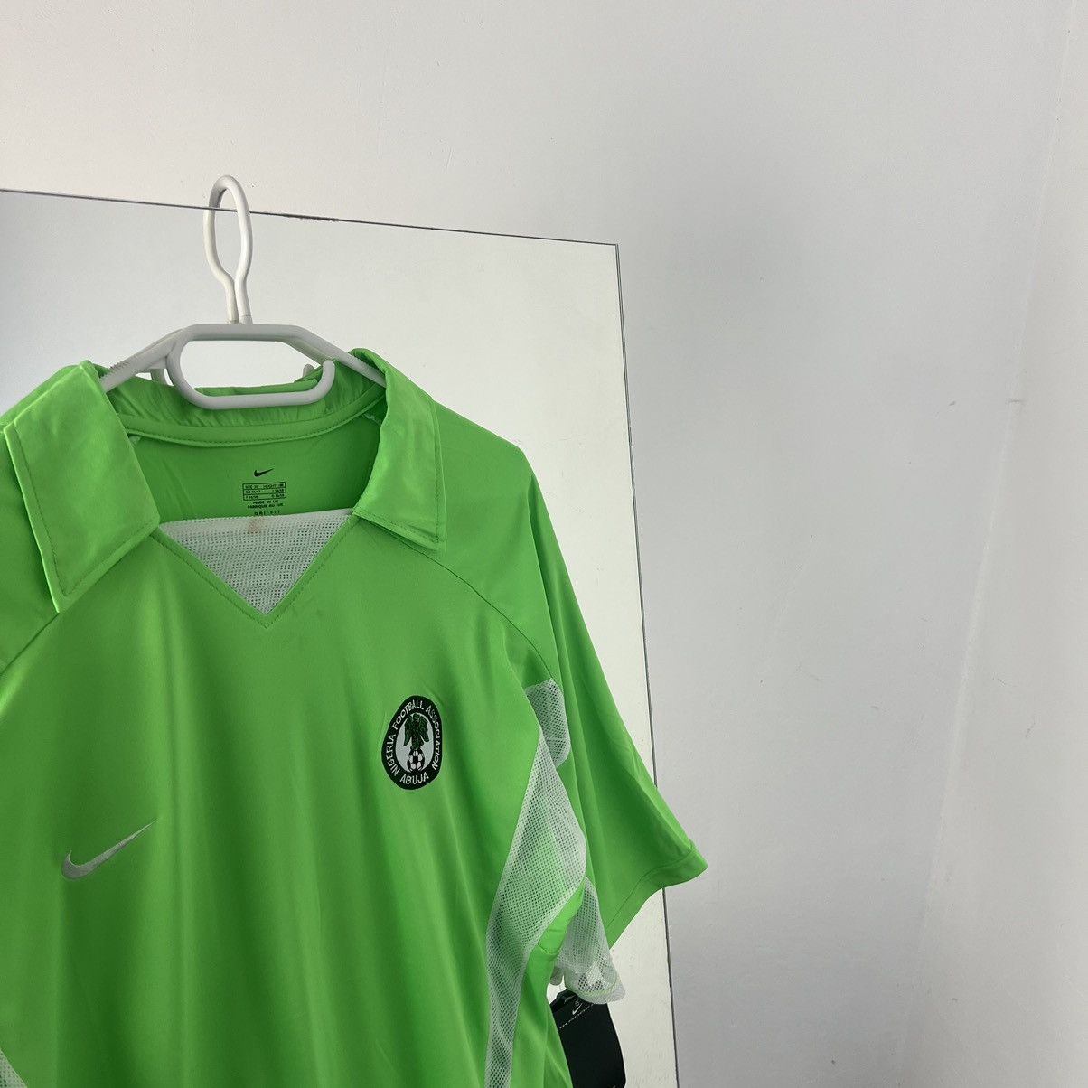 Nike Vintage 2000s Nike Nigeria With Tags Soccer Jersey T-Shirt Size US XL / EU 56 / 4 - 2 Thumbnail