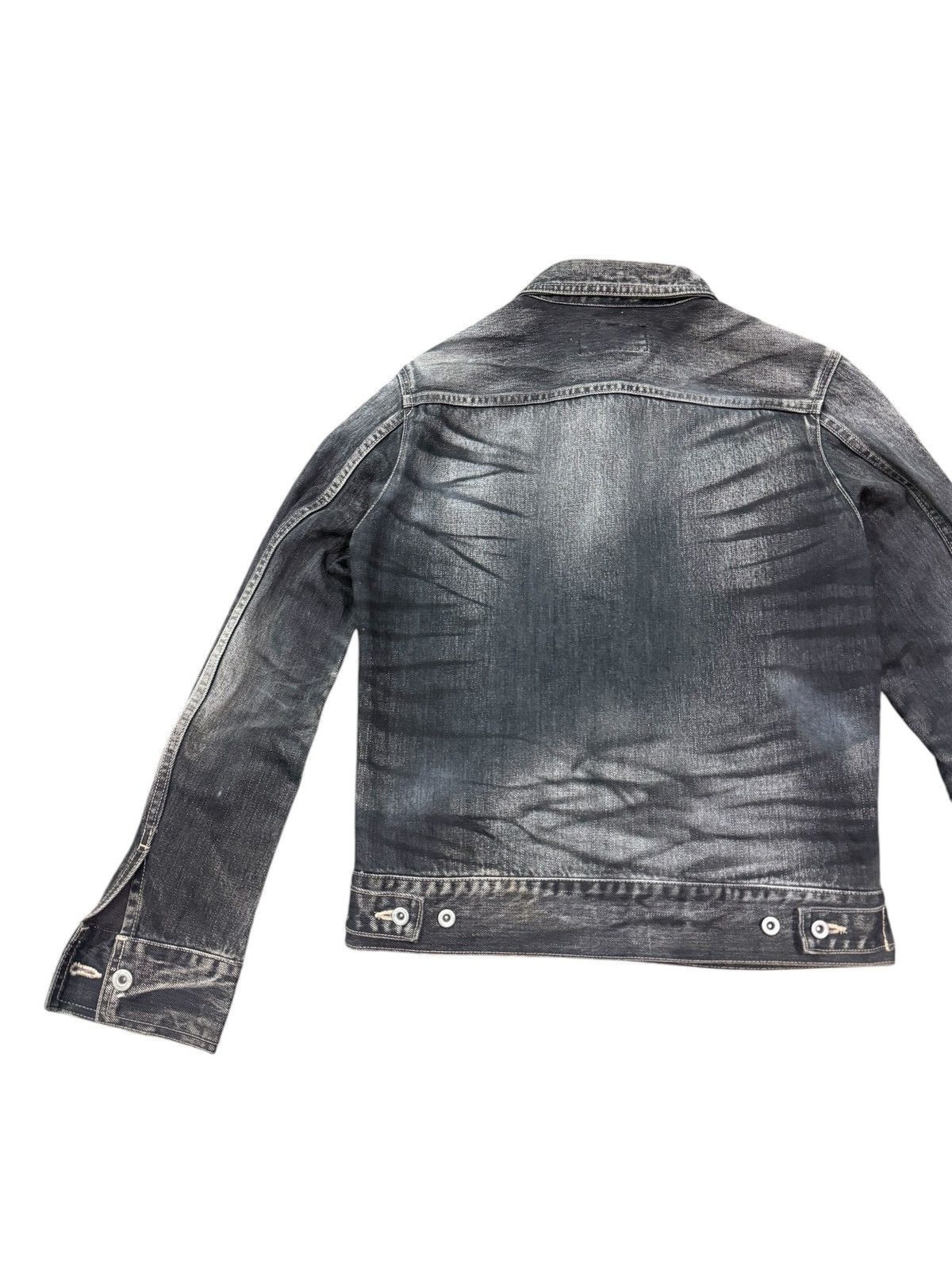 Tornado Mart RARE TORNADO MART DARK SHADOW ZEBRA DENIM JACKET Size US M / EU 48-50 / 2 - 10 Thumbnail