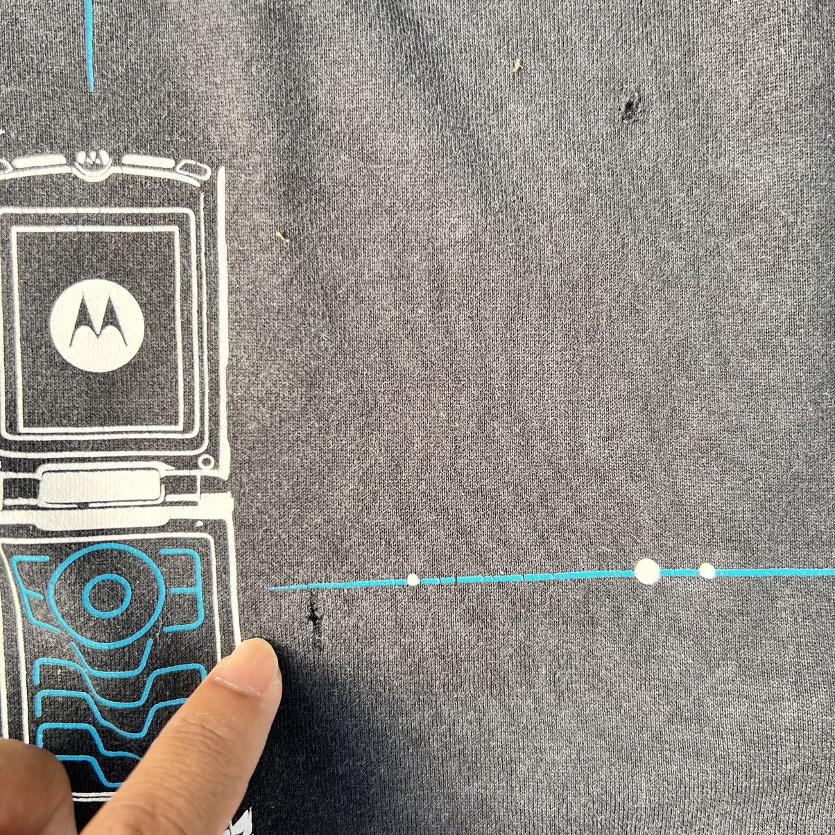 Motorola × Uniqlo × Vintage VINTAGE MOTOROLA HELLOMOTO Size US L / EU 52-54 / 3 - 9 Thumbnail