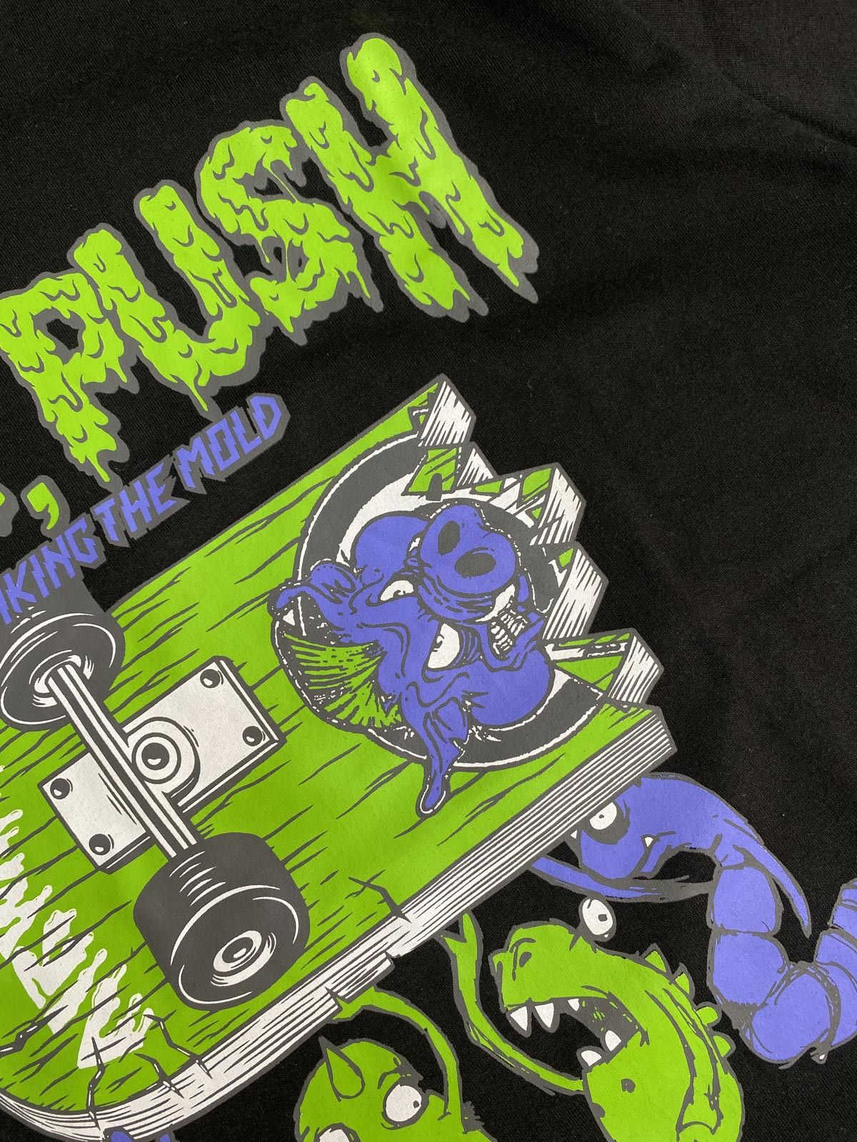 Airwalk Deadstock Airwalk Kick Push Graphic Black T-Shirt 3L Size US L / EU 52-54 / 3 - 3 Thumbnail
