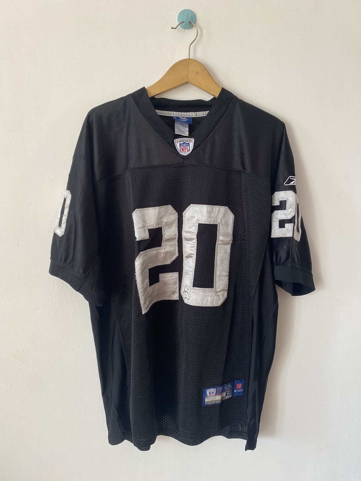 Reebok × Vintage Vintage Nike NFL McFadden #20 Raiders Rugby Players Jersey Size US L / EU 52-54 / 3 - 1 Thumbnail