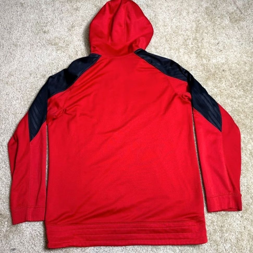 Nike Nike Elite Therma-FIT Hoodie Mens M Red Black Pullover Colorblock Sweatshirt Size US M / EU 48-50 / 2 - 2 Thumbnail