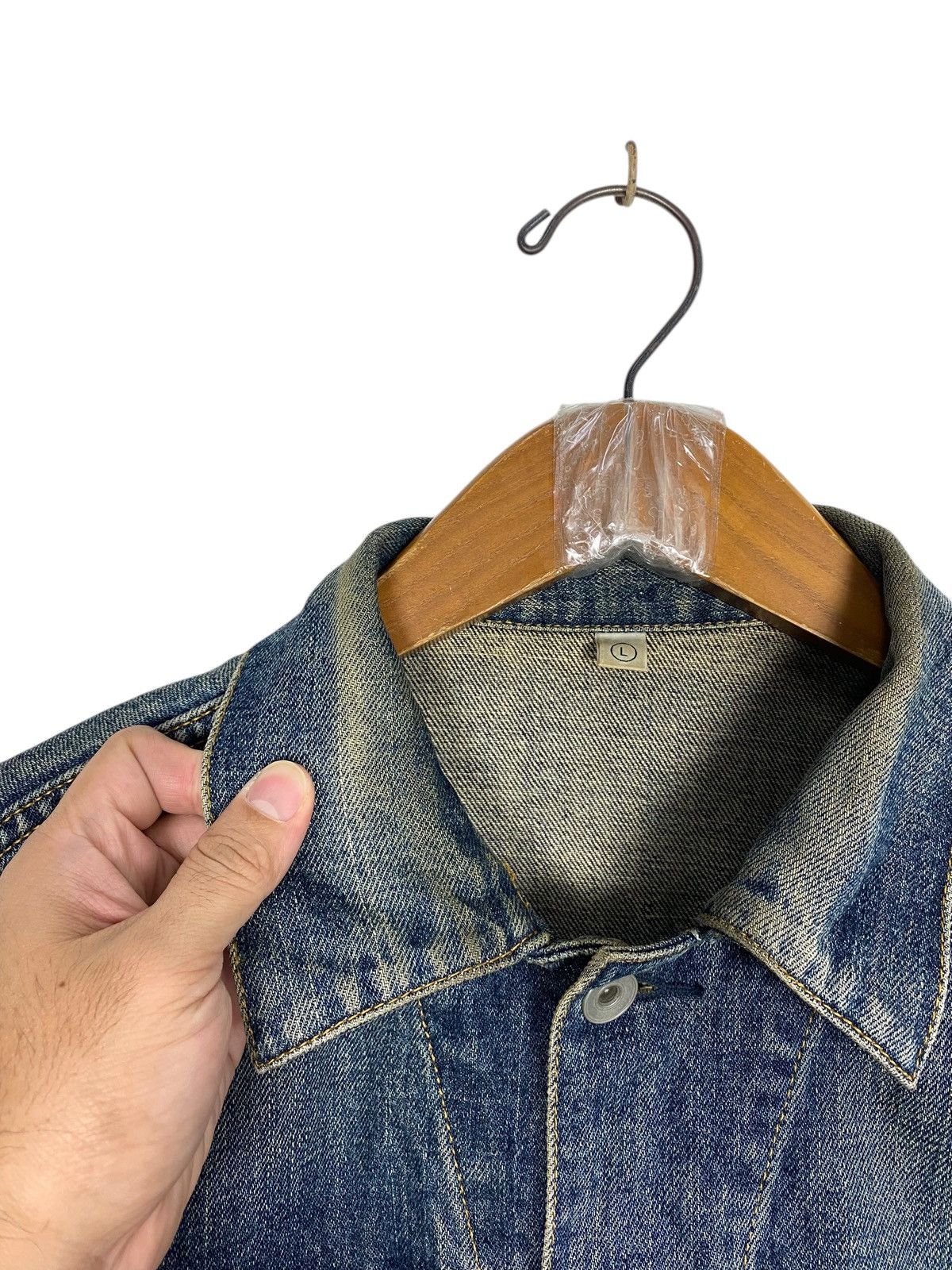 Uniqlo Rare‼️ Uniqlo Trucker Denim Jacket Size US S / EU 44-46 / 1 - 9 Thumbnail