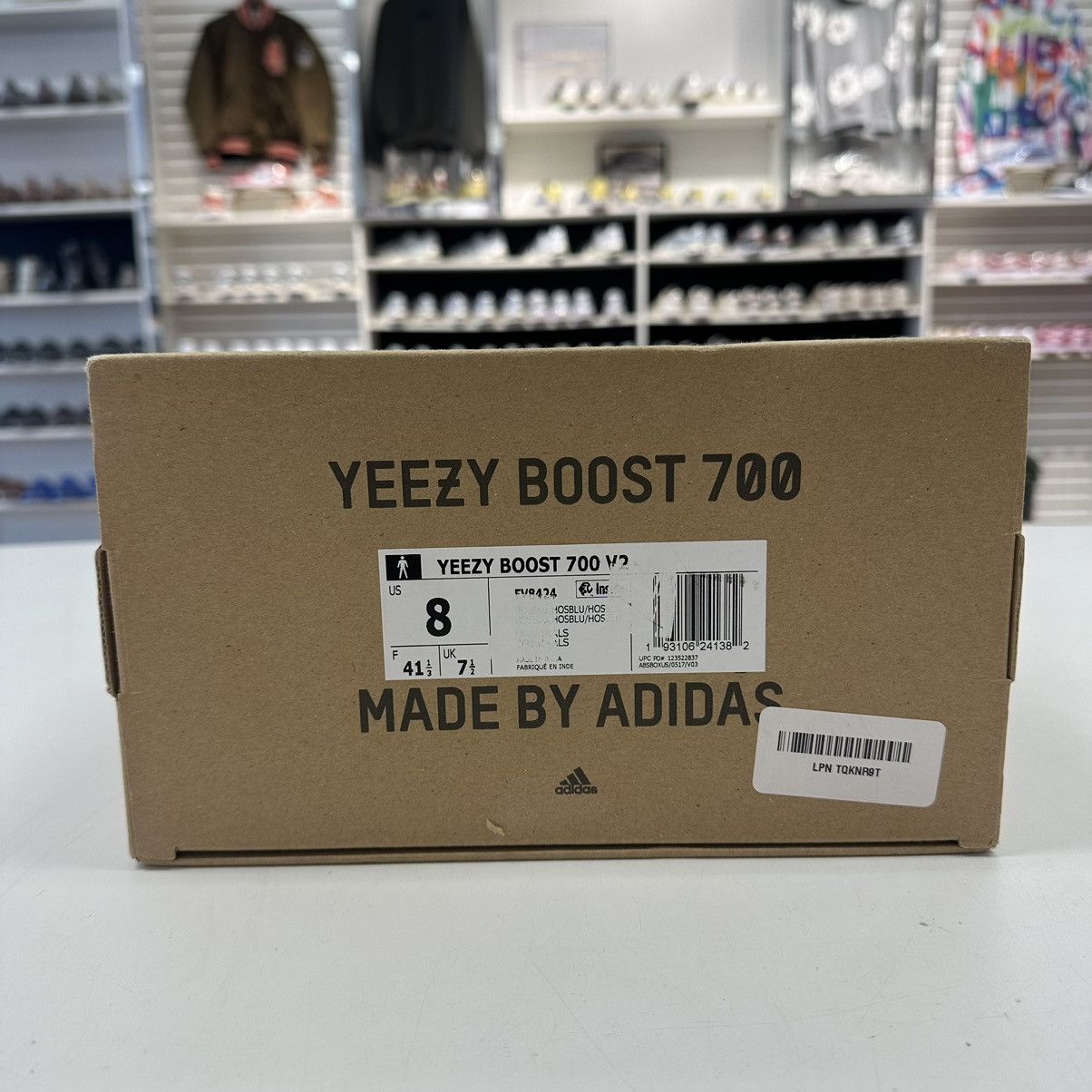 Adidas Size 8 - adidas Yeezy Boost 700 V2 Hospital Blue Size US 8 / EU 41 - 7 Thumbnail