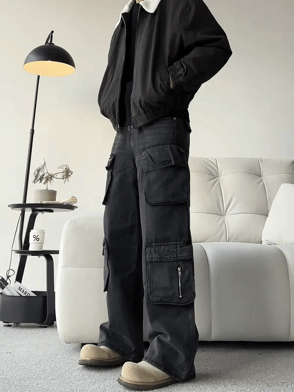 Japanese Brand Rumiko x Naoko Multi Pocket Cargo Pants Size US 30 / EU 46 - 2 Thumbnail