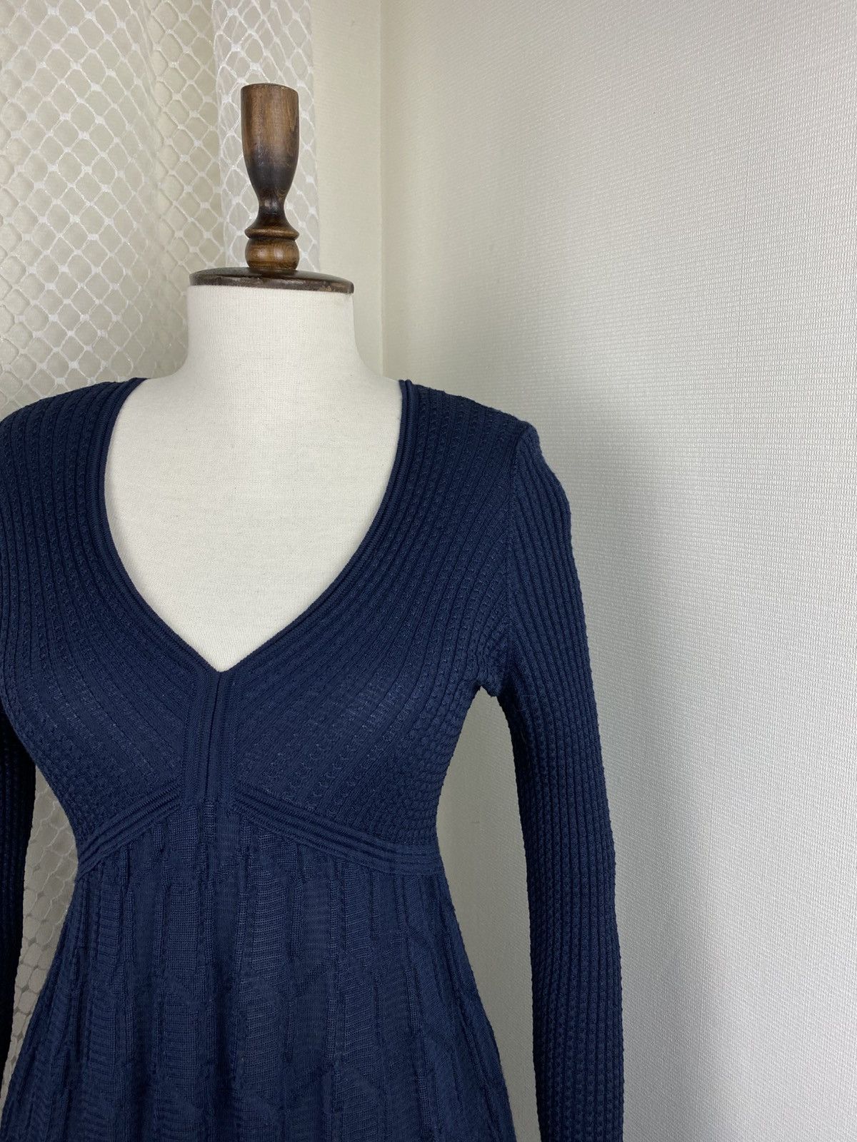 Missoni MISSONI Knit Dress Knee Length Long Sleeve Size Size M / US 6-8 / IT 42-44 - 7 Thumbnail