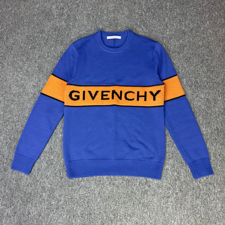 Givenchy Givenchy Blue Knit Sweater - dmc Size US S / EU 44-46 / 1 - 1 Thumbnail