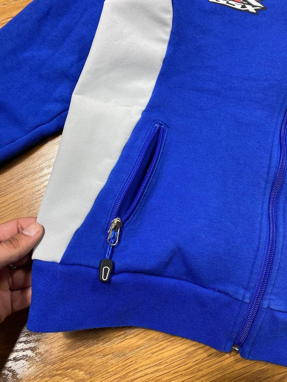 Japanese Brand × Vintage New Vintage Suzuki Ecstar NASCAR Fleece Zip Jacket Big Logo Size US M / EU 48-50 / 2 - 8 Thumbnail