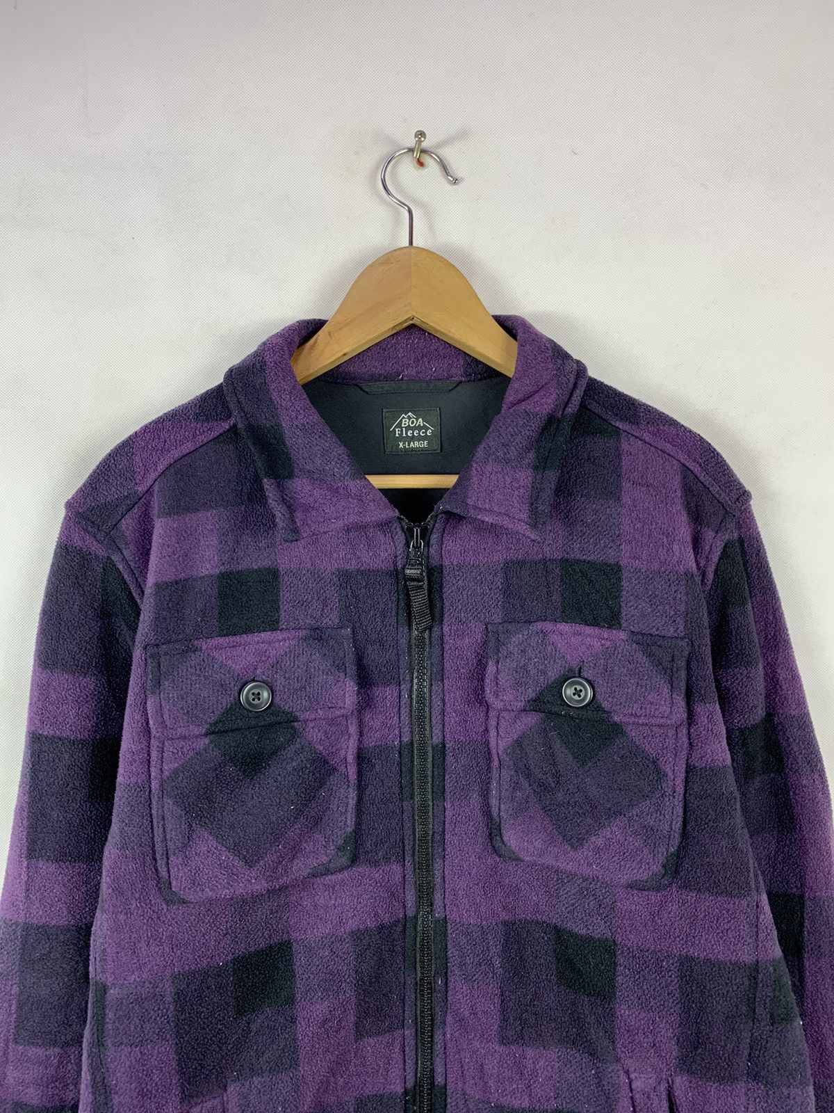 Japanese Brand Steals! Boa Fleece Double Pocket Sweater Jacket Size US XL / EU 56 / 4 - 2 Thumbnail