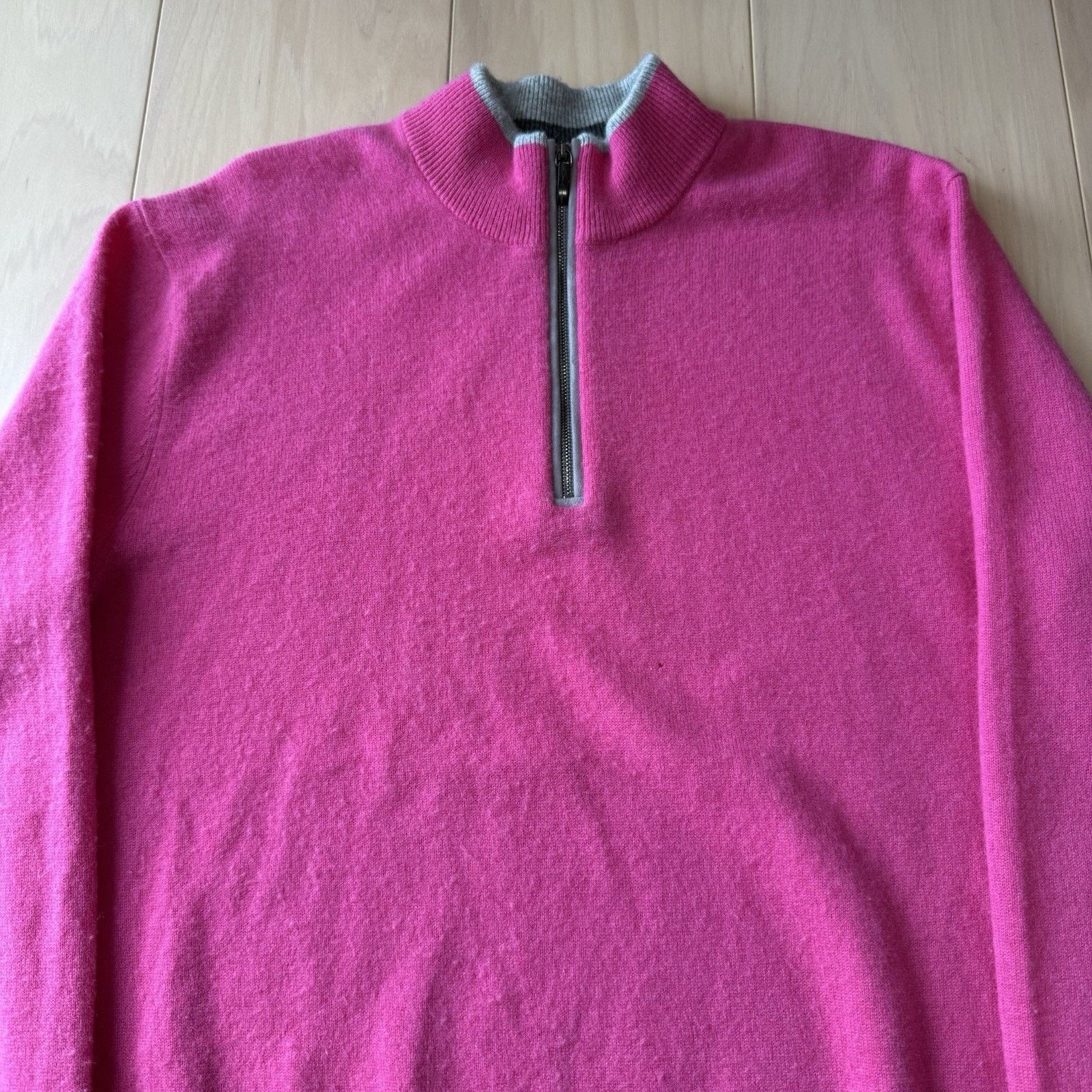 Other Copied - Greyson 1/4 Zip Pullover Pink Wool Golf Sportswear Size US M / EU 48-50 / 2 - 3 Thumbnail