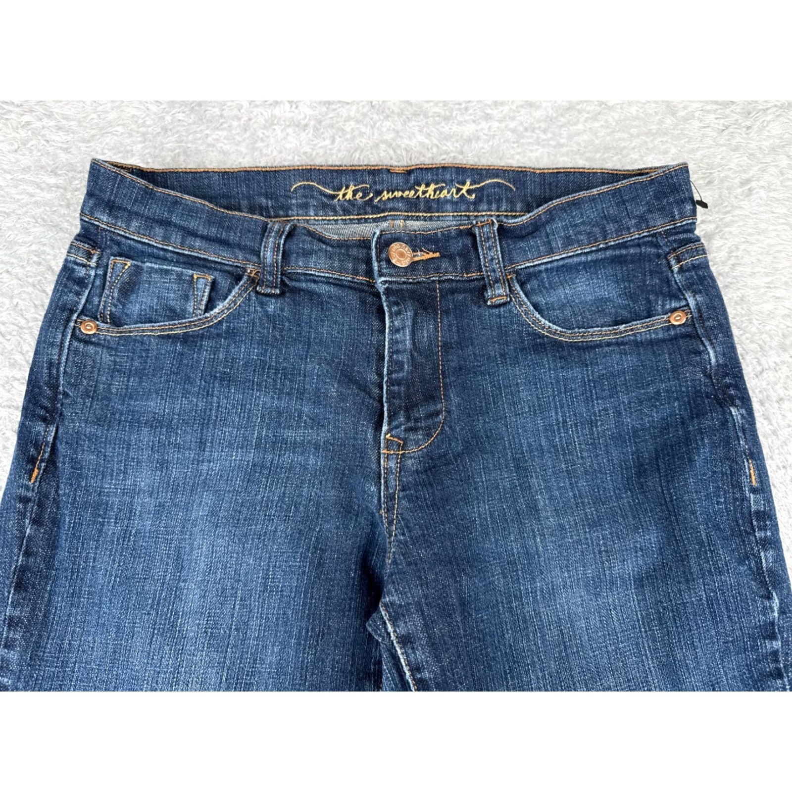 Old Navy Old Navy Jeans Women's 4 Blue Denim Medium Wash The Sweetheart Mid 30x30 Size 27" / US 4 / IT 40 - 4 Thumbnail