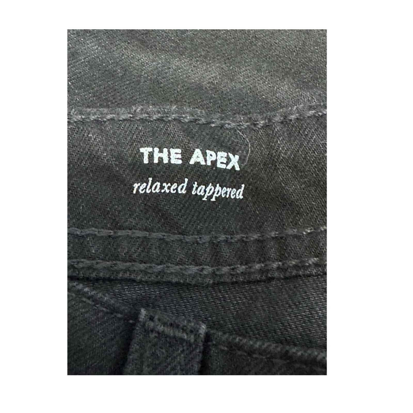 AG Jeans AG Adriano Goldschmied Tapered Jeans Relaxed Fit Black 30 Size 30" / US 8 / IT 44 - 9 Thumbnail
