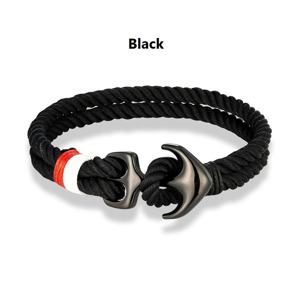 Other Double strand Waterproof Rope Anchor Bracelet Gift For Him Size ONE SIZE - 8 Thumbnail