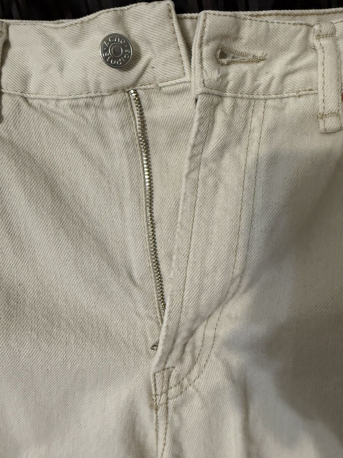 Acne Studios Acne Studios 2022 Split White Jeans Size 26" / US 2 / IT 38 - 5 Thumbnail