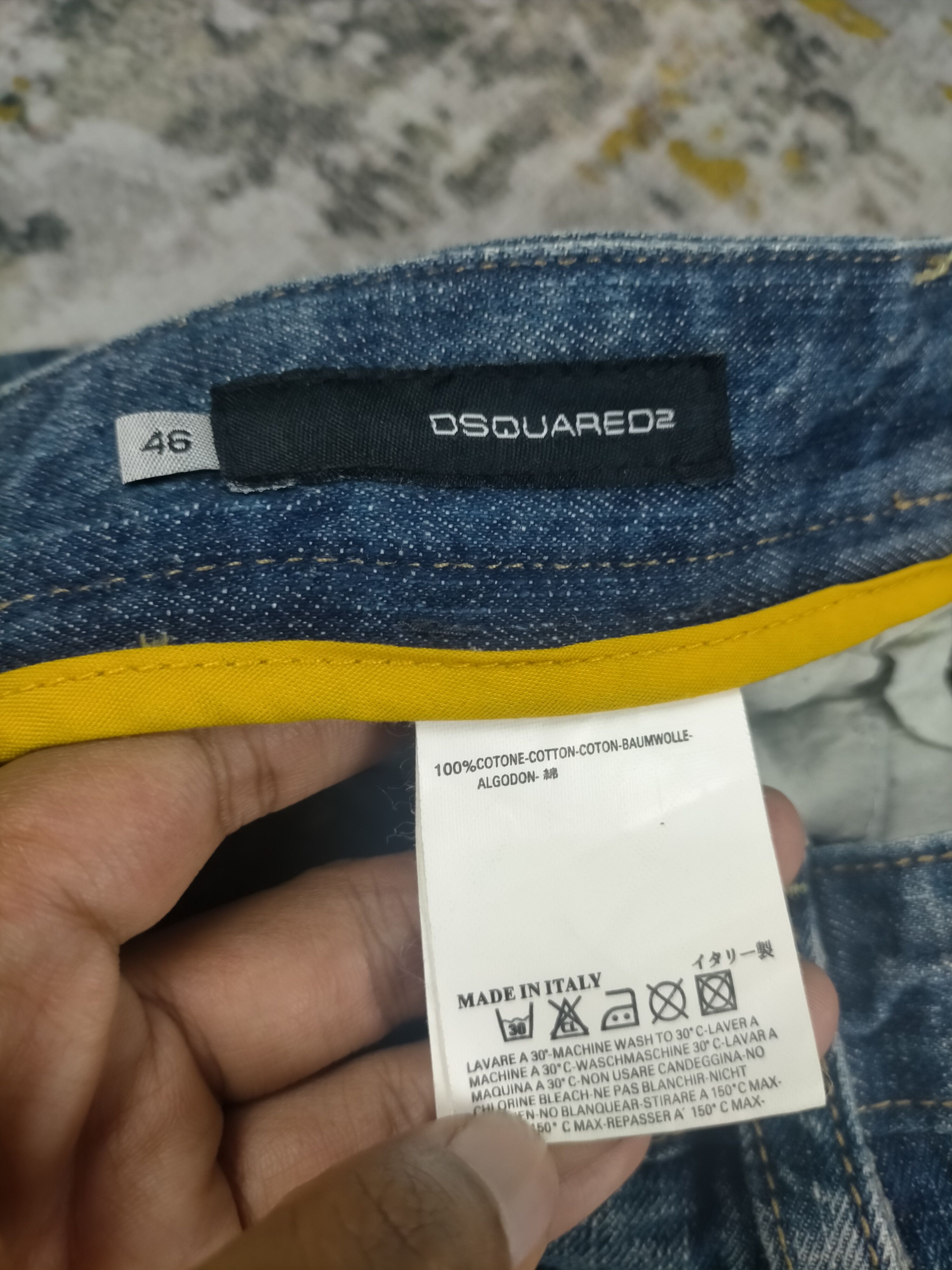Dsquared2 🔥Rare DSQUARED2 Jeans Native American Totem Warrior Theme Size US 32 / EU 48 - 6 Thumbnail