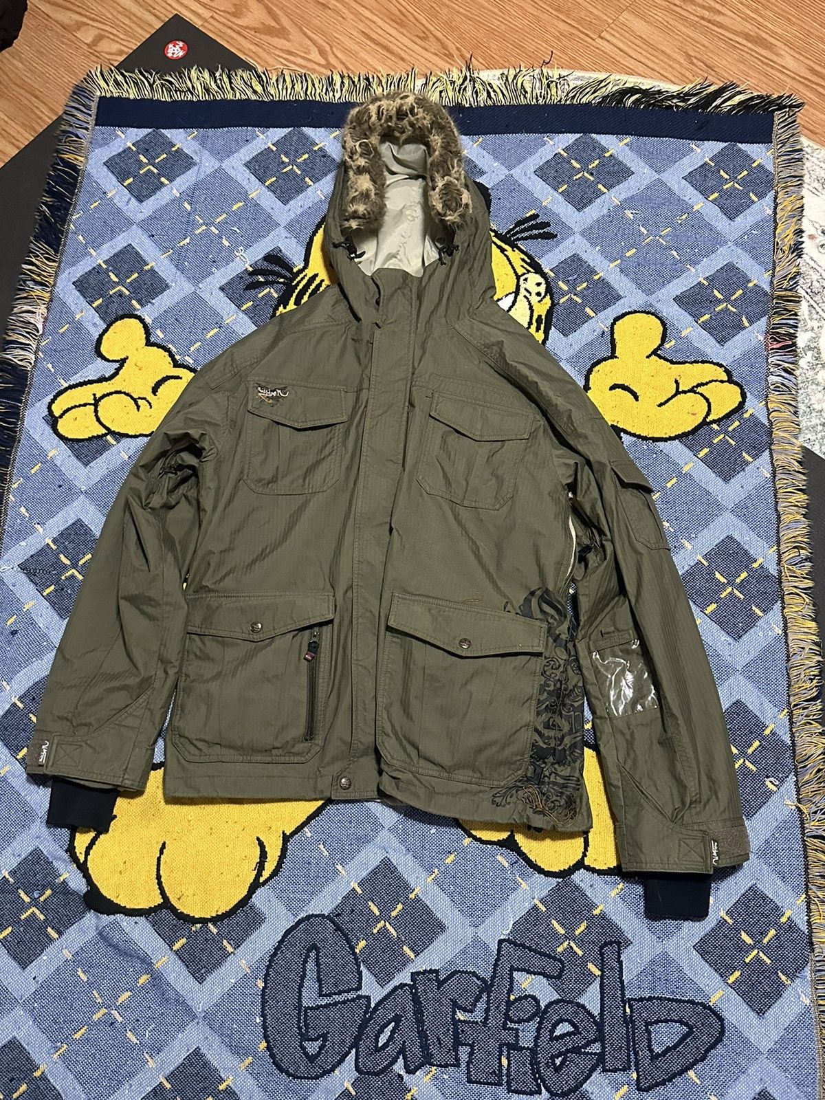 Quiksilver Vintage Y2K Quicksilver Utility Ski Jacket Size US M / EU 48-50 / 2 - 1 Thumbnail
