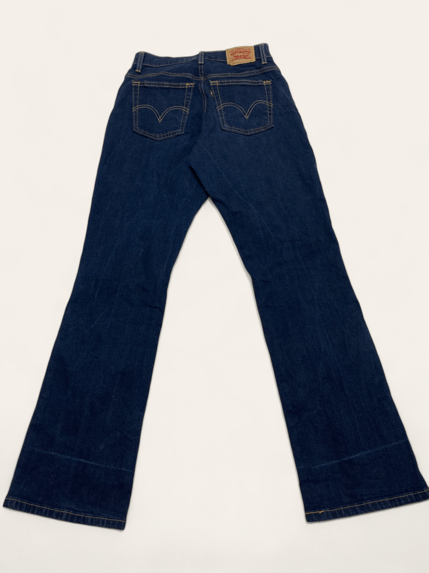 Vintage LEVI'S Navy Denim Jeans 550 Bootcut Relaxfit