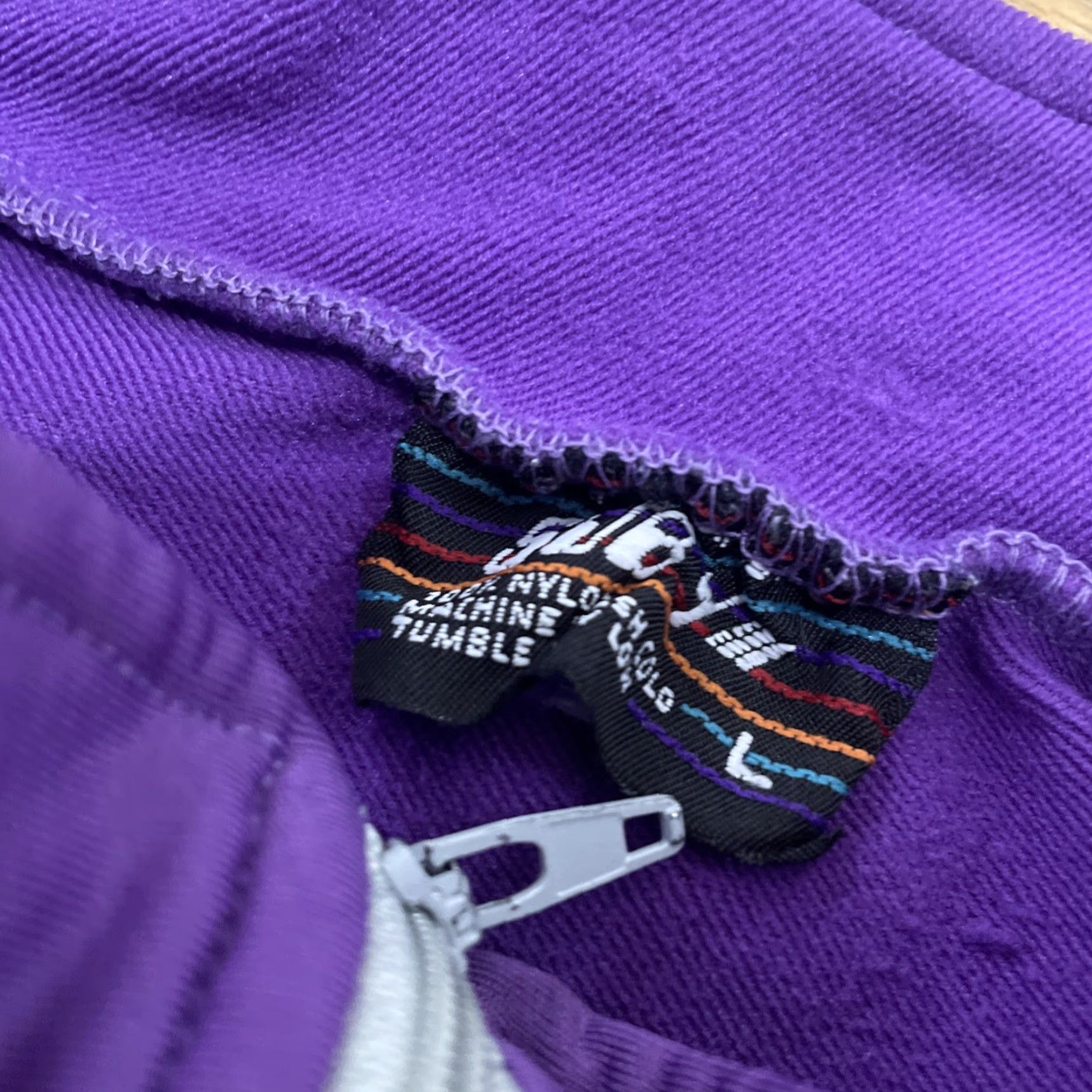 Layer 8 VINTAGE Sub4 1/4 Zip Sweater Women L Purple Ski Wind Layer Stretch Jersey Pullover Knit Shirt Size L / US 10 / IT 46 - 5 Thumbnail