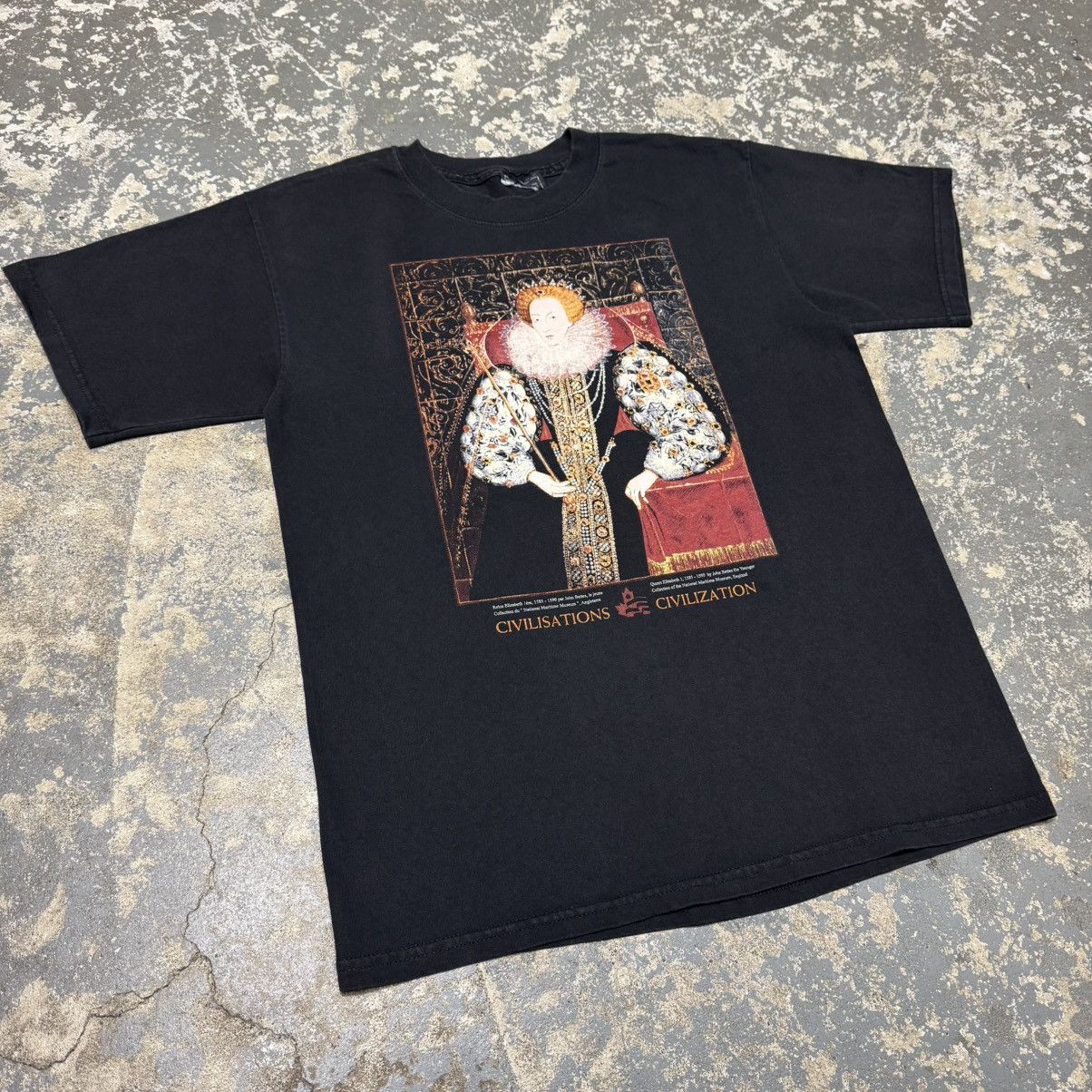 Vintage Vintage Queen Elizabeth 1 Vivienne WestWood Civilization Size US L / EU 52-54 / 3 - 6 Thumbnail