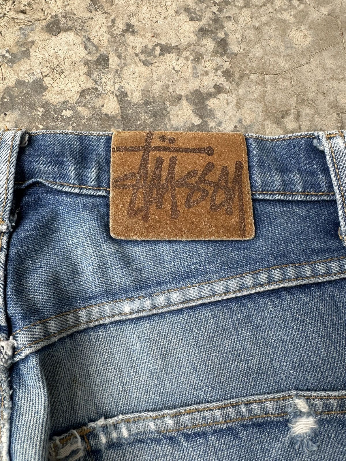 Stussy × Vintage Vintage Stussy Denim Jeans Size US 34 / EU 50 - 12 Thumbnail
