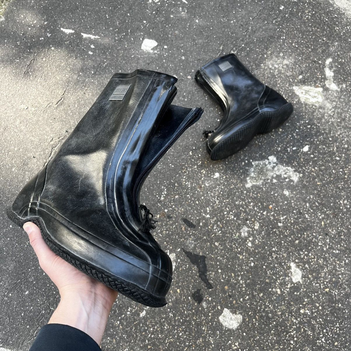 Other 80s Opium Bunny Boots Dune Rubber Combat Army Shoe Covers Size US 13 / EU 46 - 5 Thumbnail