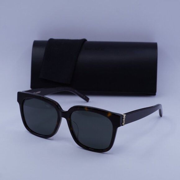 Saint Laurent Paris Saint Laurent SL M40/FN 004 Sunglasses Havana Square Frame Size ONE SIZE - 1 Thumbnail