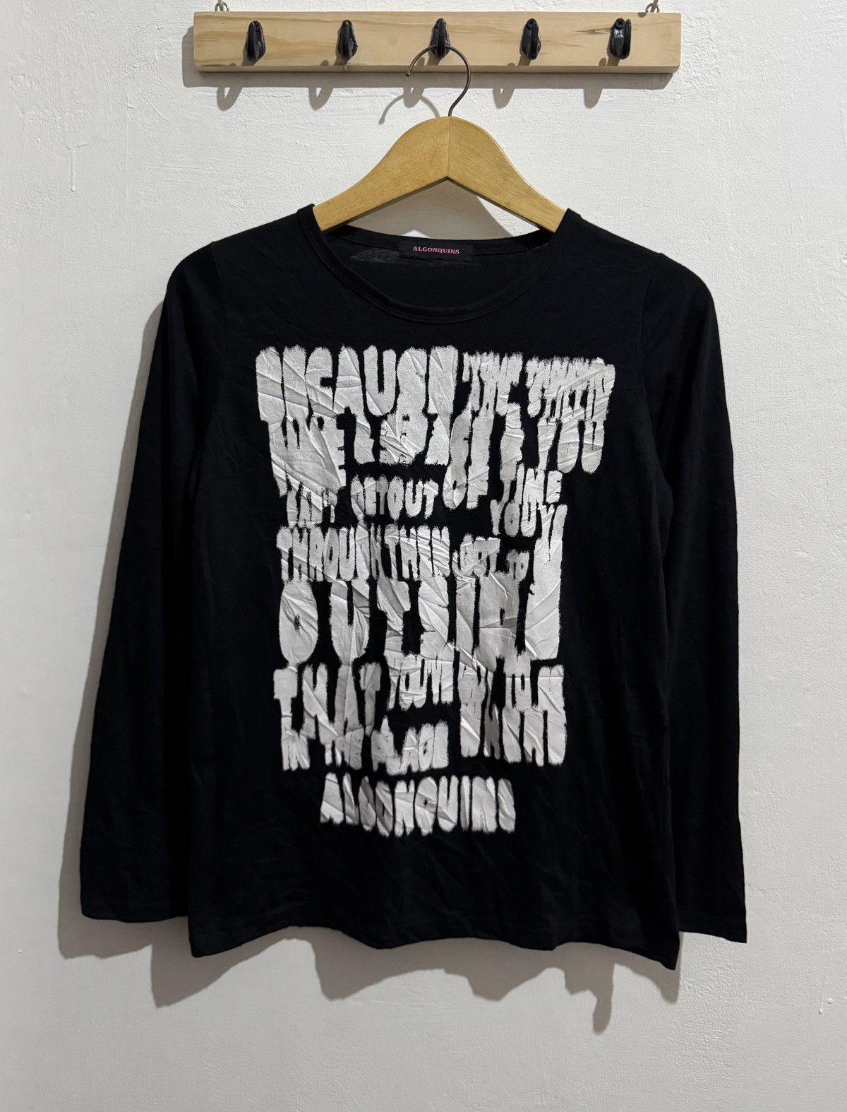 Hysteric Glamour Y2k Algonquins poem ifsixwasnine longsleeve Size S / US 4 / IT 40 - 1 Thumbnail
