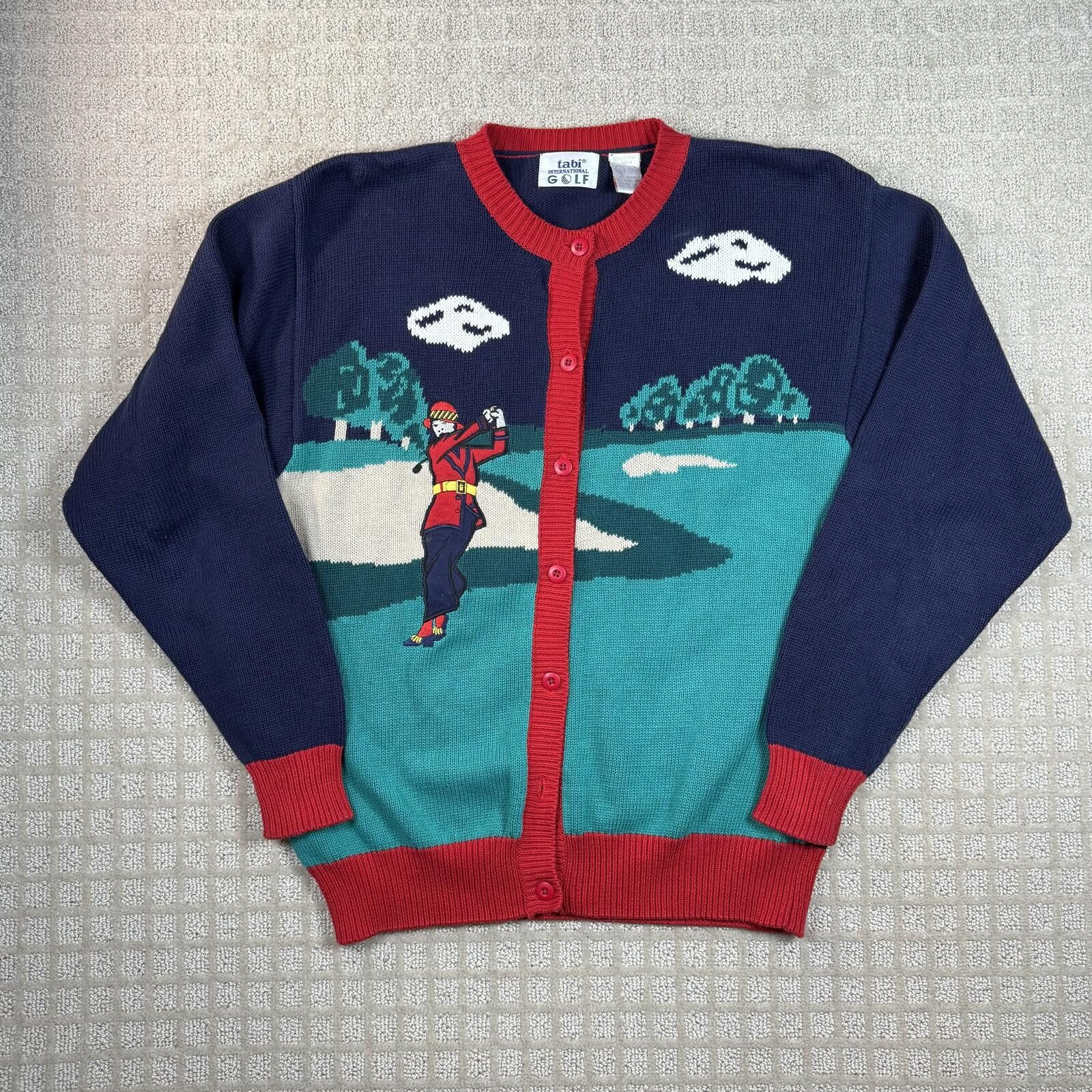 Other Vintage Tabi Golf Knit Cardigan Women’s M Size M / US 6-8 / IT 42-44 - 1 Thumbnail