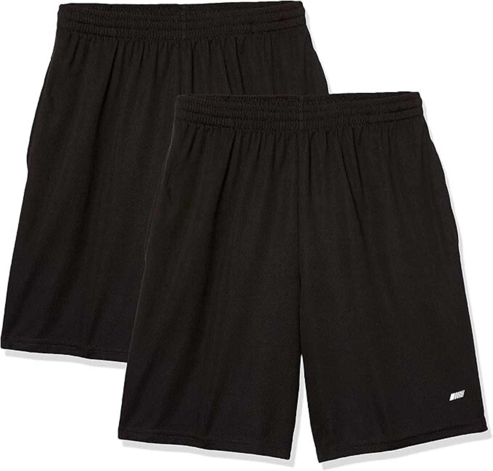 Other Amazon Essentials Men’s 2-Pack Shorts, Black/Black, 2XL Size US 40 / EU 56 - 1 Thumbnail