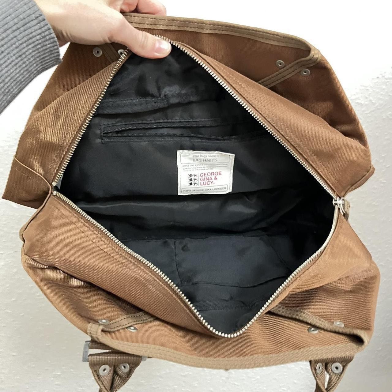 George Gina & Lucy Vintage 2000s GG&L Bag Habits Canvas Shoulder Bag cargo Size ONE SIZE - 7 Thumbnail