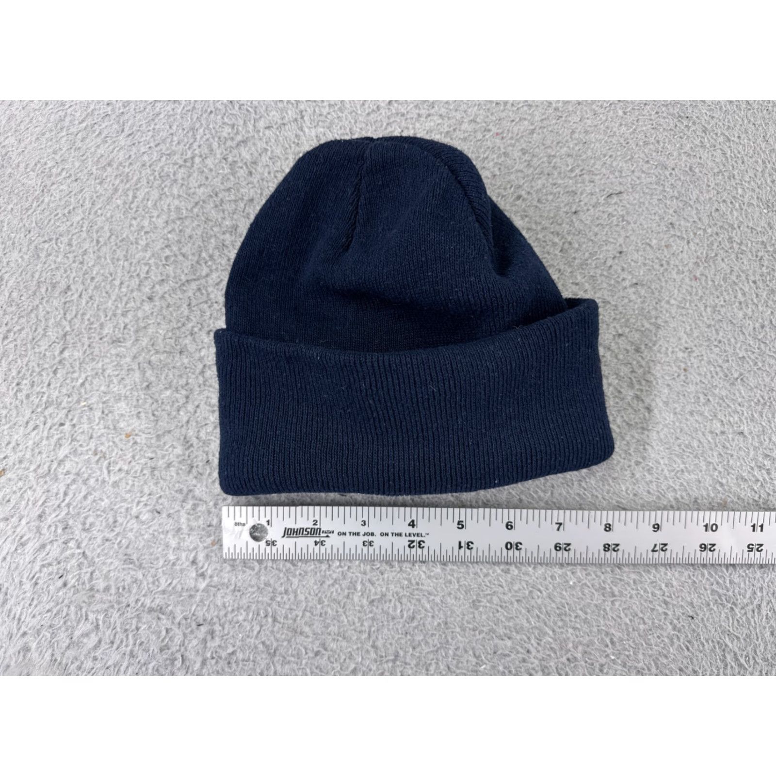 Vintage VINTAGE Beanie Toque Adult One Size Blue Polyester Lined Knit 100% Acrylic Snow Ski Warm Size ONE SIZE - 2 Thumbnail