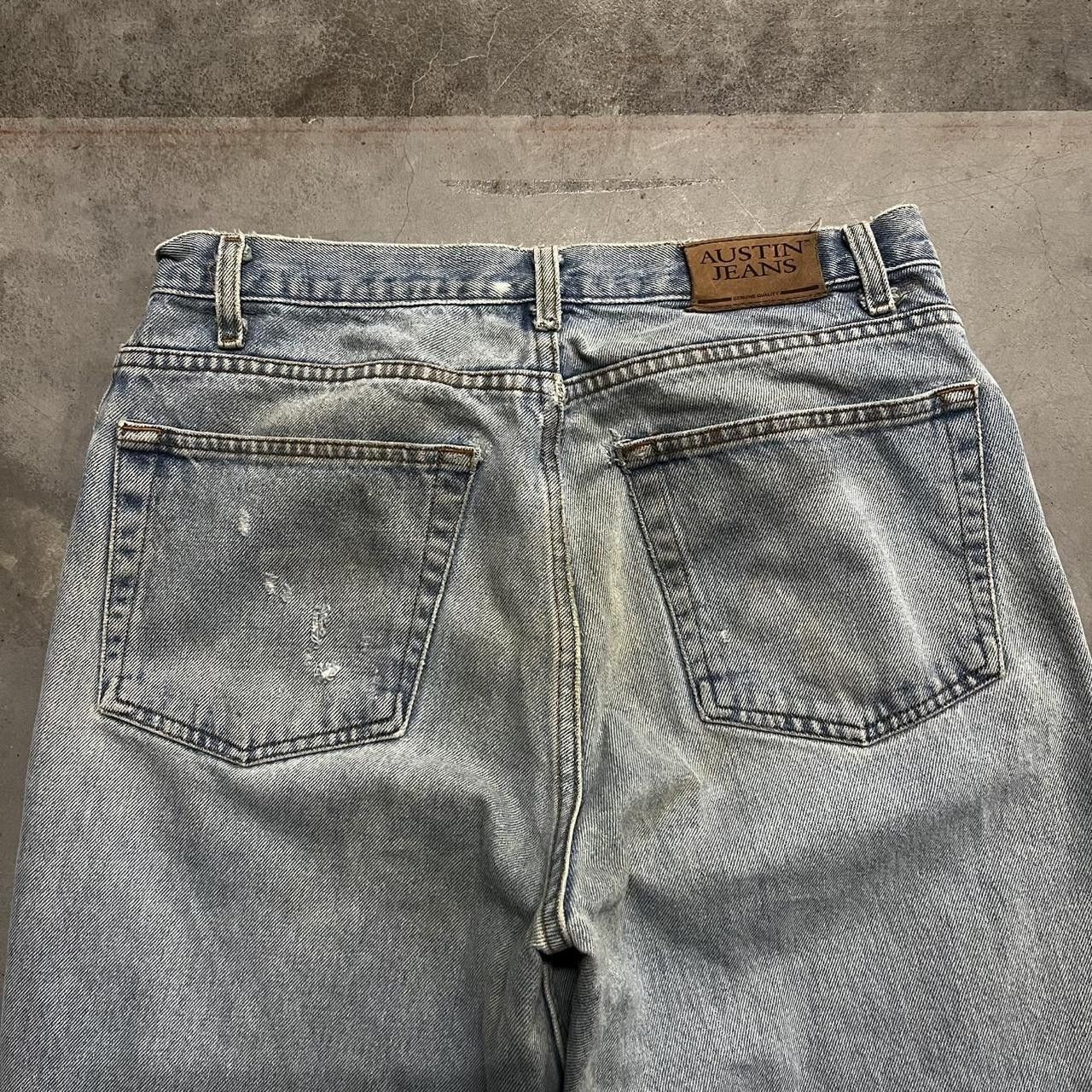Japanese Brand × Vintage Vintage Y2K Skater Style Streetwear Light Wash Denim Jeans! Size US 32 / EU 48 - 7 Thumbnail