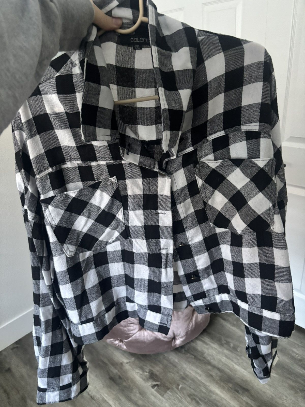 Other Women’s Checkered Cropped Button Down Top Size XXL / US 16-18 / IT 52-54 - 1 Thumbnail