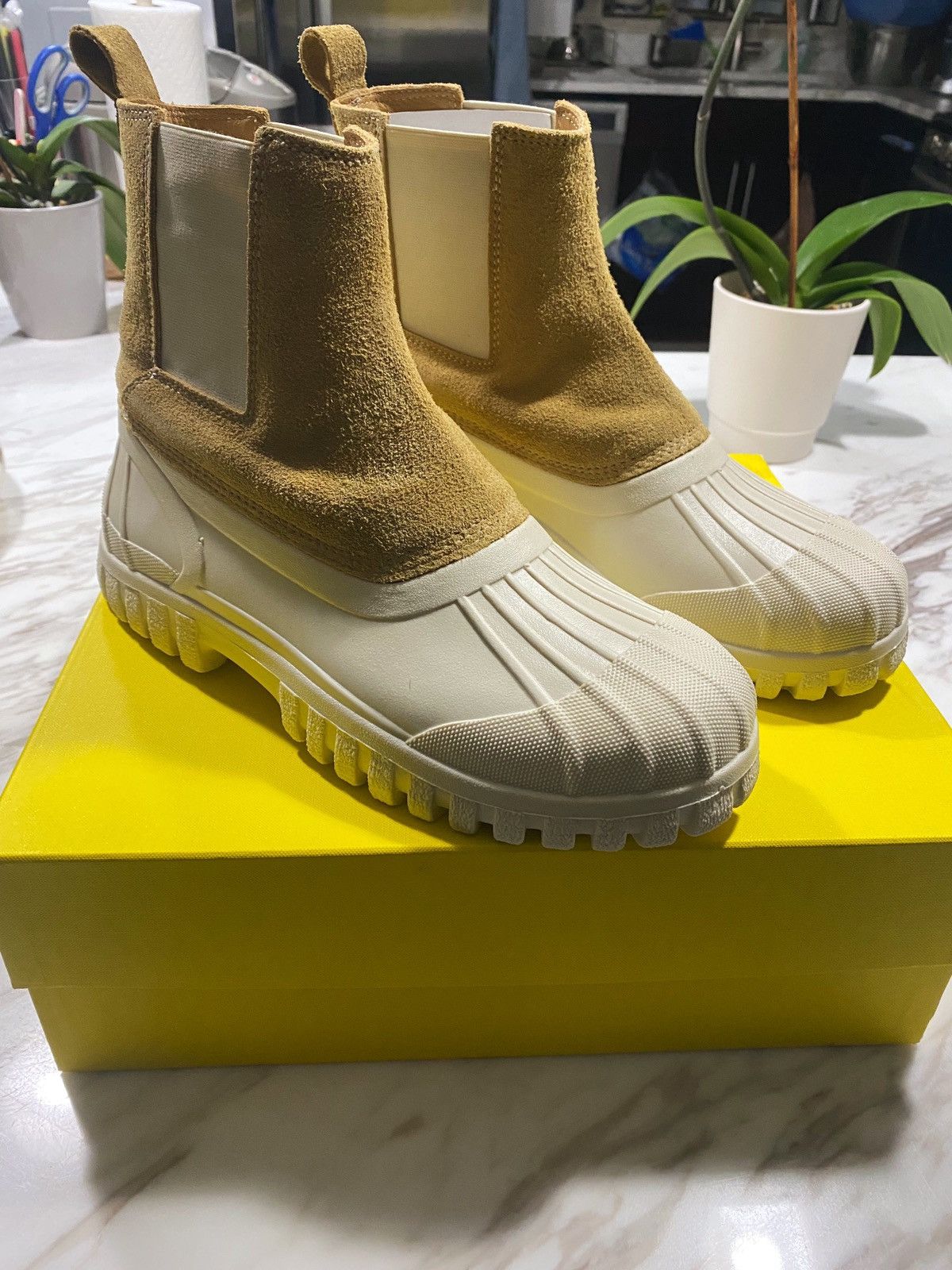 image of Diemme Balbi Suede Boots in Beige, Men's (Size 8)