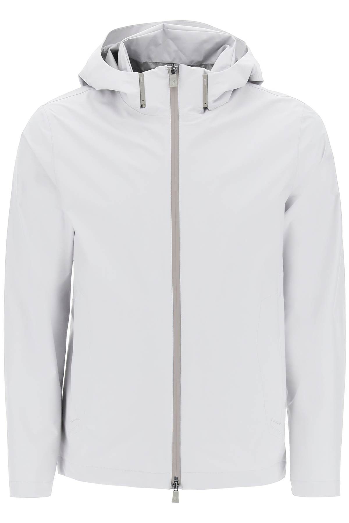 image of Herno Laminar Windbreaker Jacket In Gore-Tex in Grigio, Men's (Size Large)