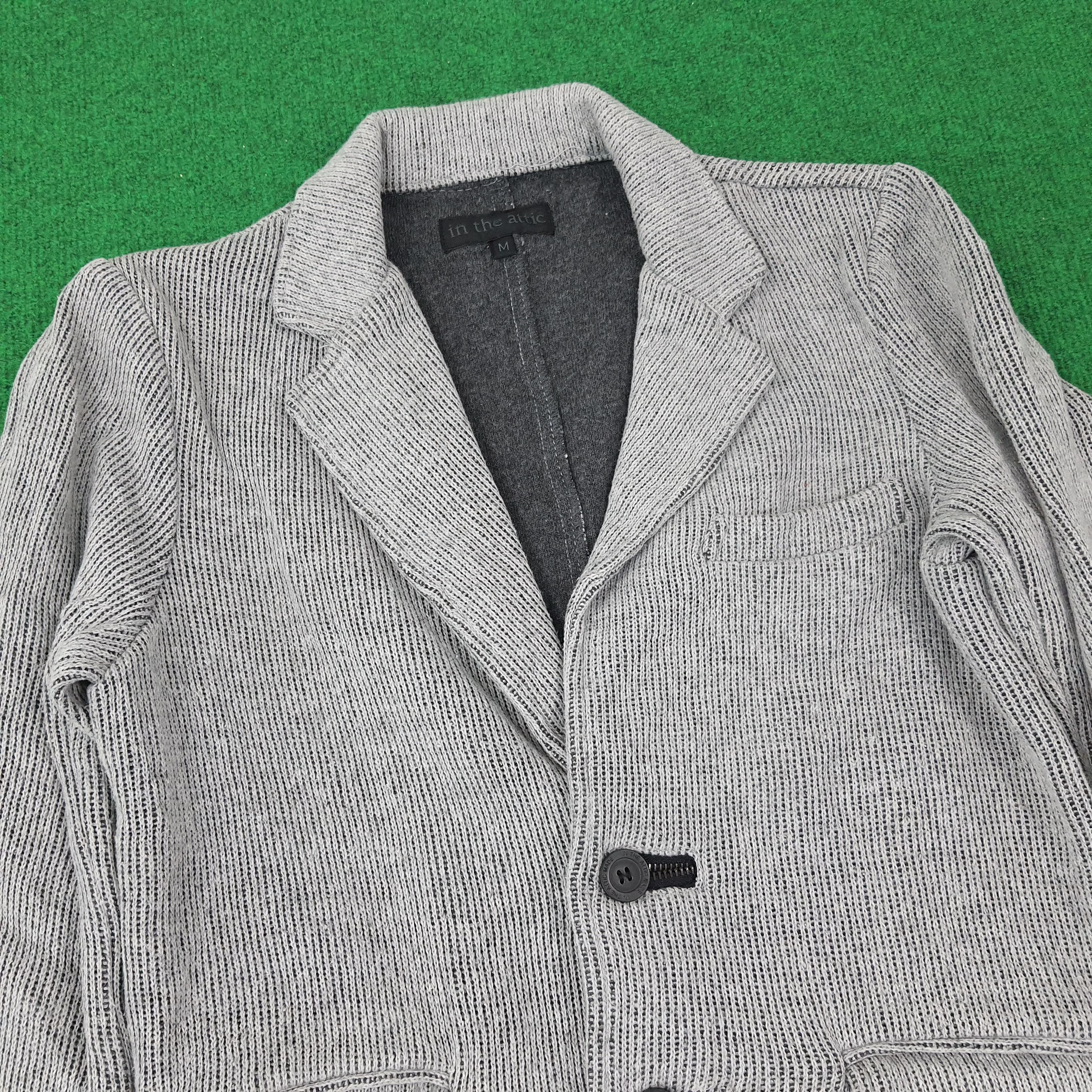 In The Attic × Japanese Brand Vintage in the attic Japan Brand Knitted Blazer C234N2 Size US S / EU 44-46 / 1 - 2 Thumbnail