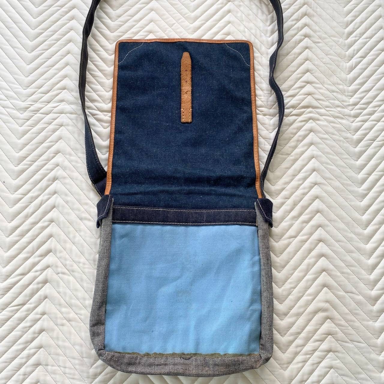 Denim & Co. True Vintage 80s Canton West Denim Sling Bag Size ONE SIZE - 8 Thumbnail