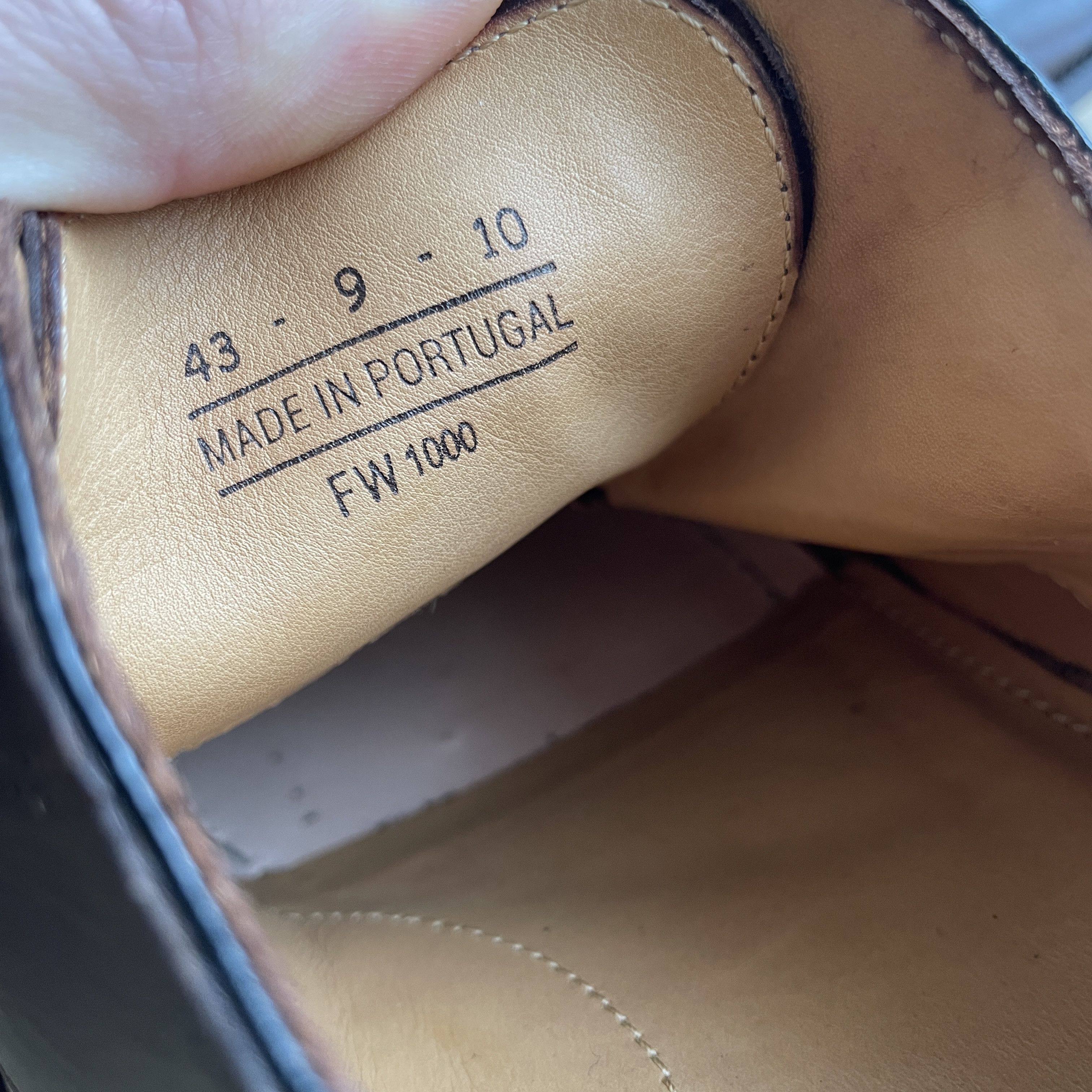 Suitsupply Suitsupply Brown Leather Derby Shoes Size US 10 / EU 43 - 12 Thumbnail