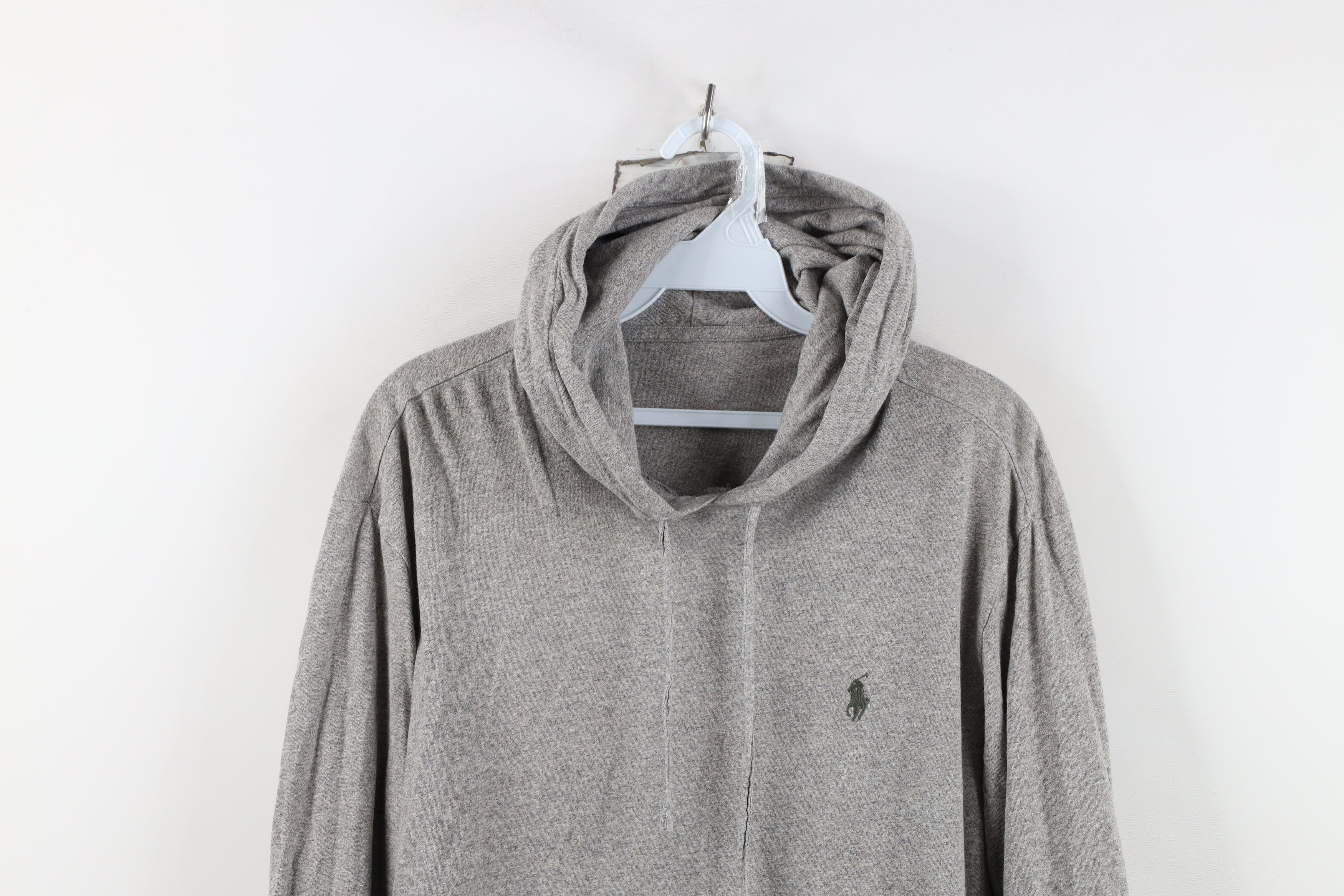 Ralph Lauren Vintage Ralph Lauren Lightweight Hoodie T-Shirt Gray Size US S / EU 44-46 / 1 - 2 Thumbnail