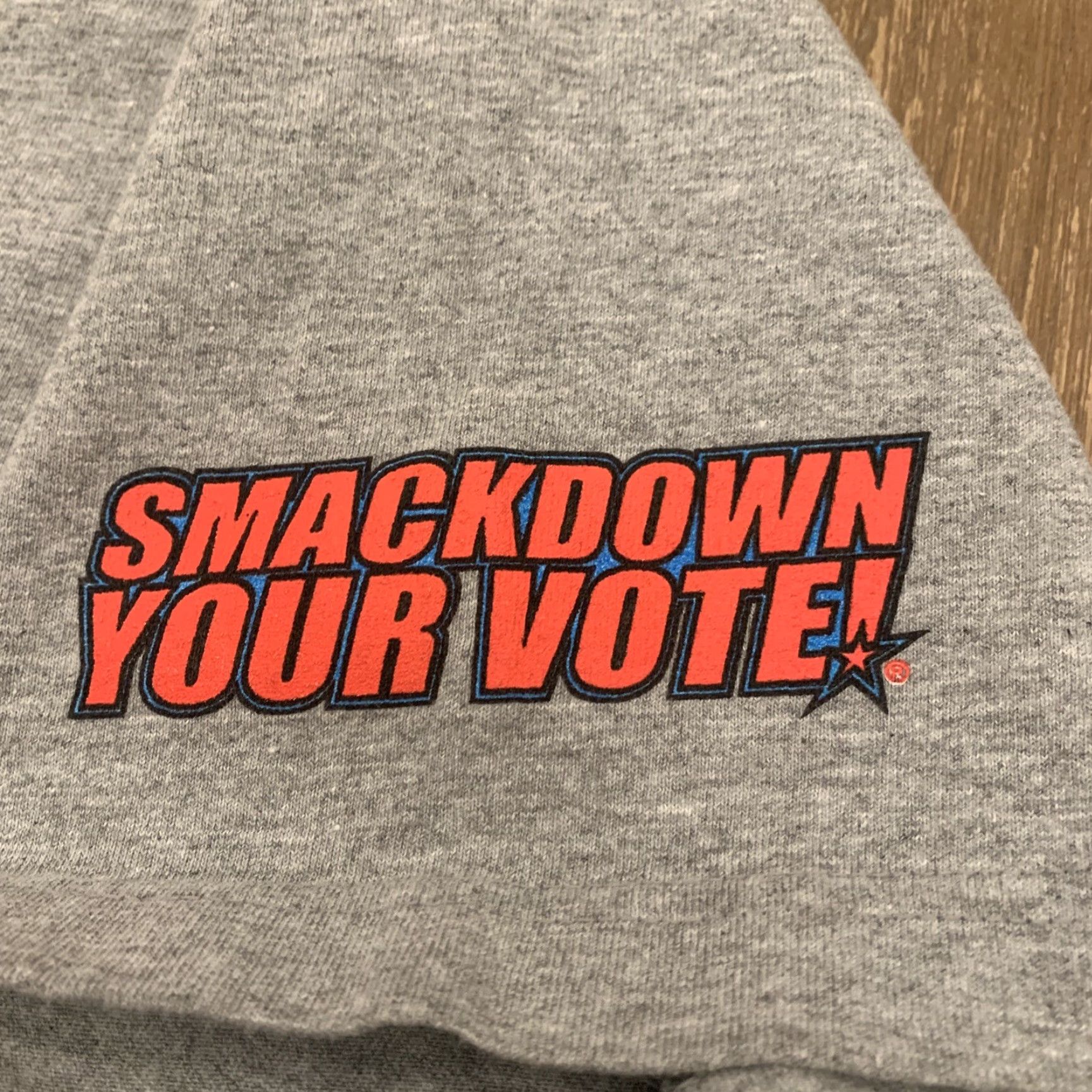 Vintage VINTAGE WWE Smackdown Shirt Mens XL Gray 100% Cotton Crew Neck Short Sleeve Graphic Tee Smackdown 90s Concert WWE Merch Mens XL Size US XL / EU 56 / 4 - 4 Thumbnail