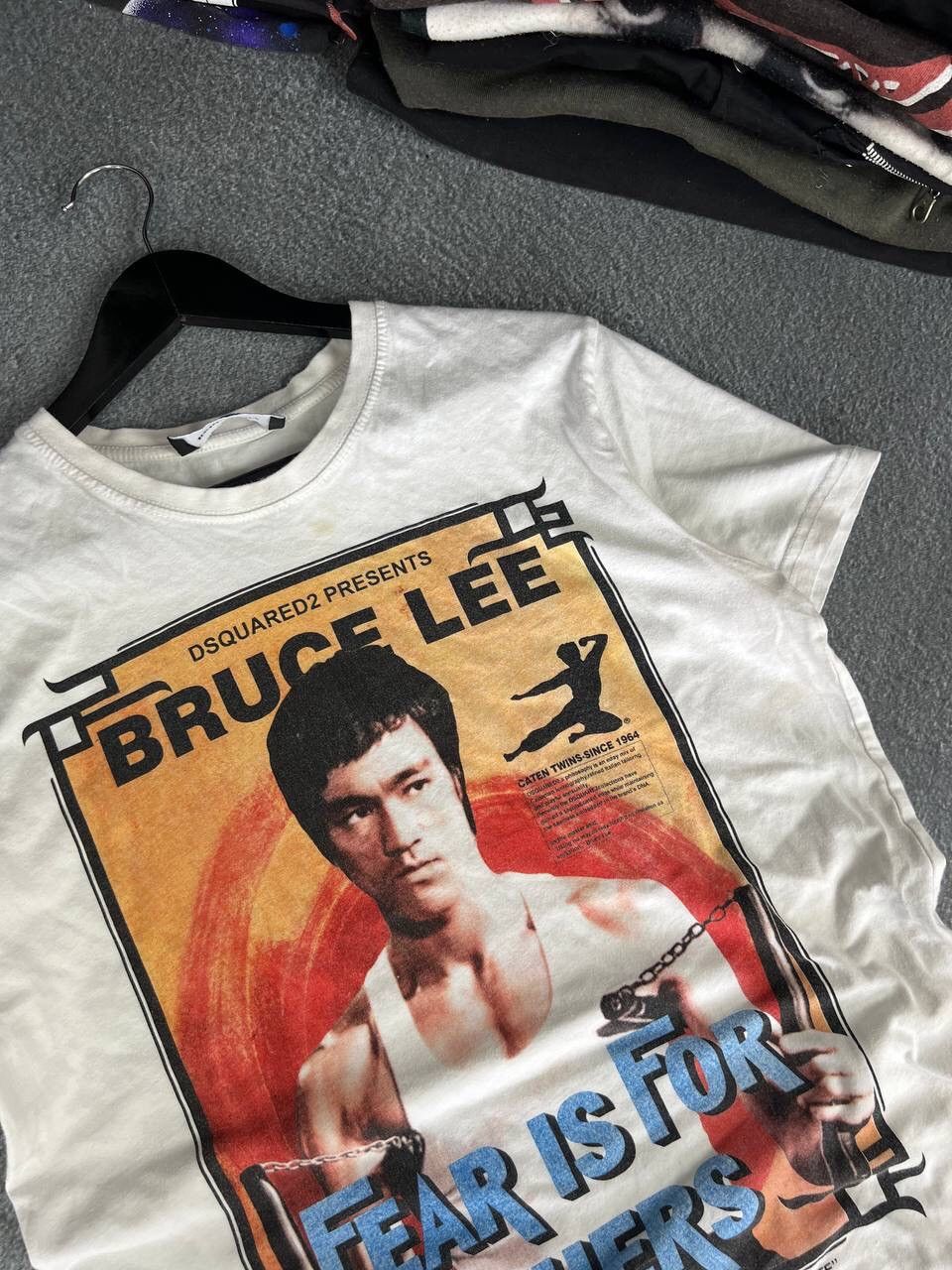 Dsquared2 Dsquared 2 Vintage Bruce Lee Graphic 3D T-Shirt Size US L / EU 52-54 / 3 - 3 Thumbnail
