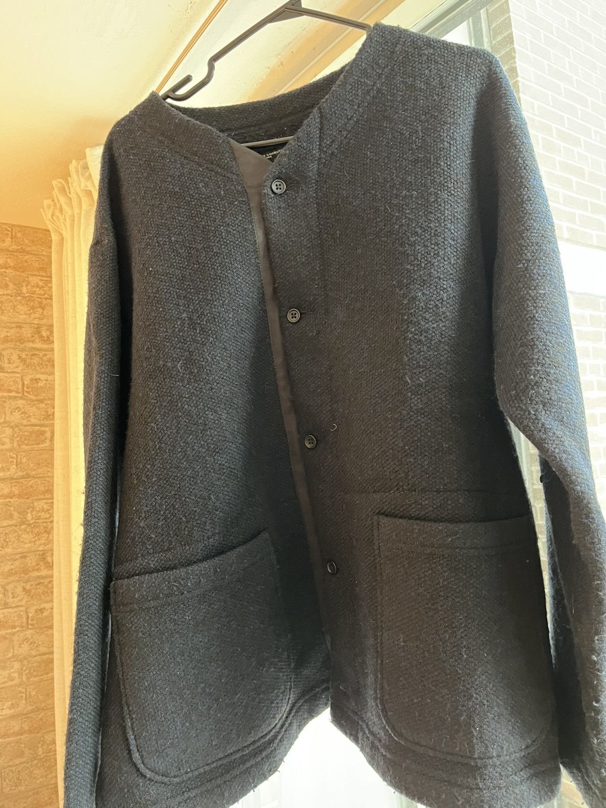 Engineered Garments Engineered Garments Knit Cardigan Jacket Navy/Black Size US M / EU 48-50 / 2 - 1 Thumbnail