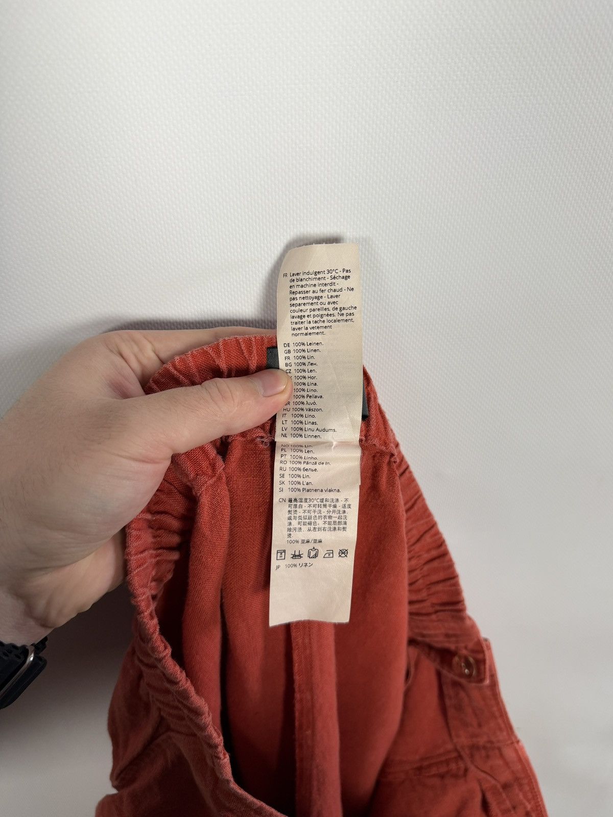 Vintage Men’s OSKA Vintage Linen Baggy Pants Designer Germany Size 5 Size US 34 / EU 50 - 9 Thumbnail