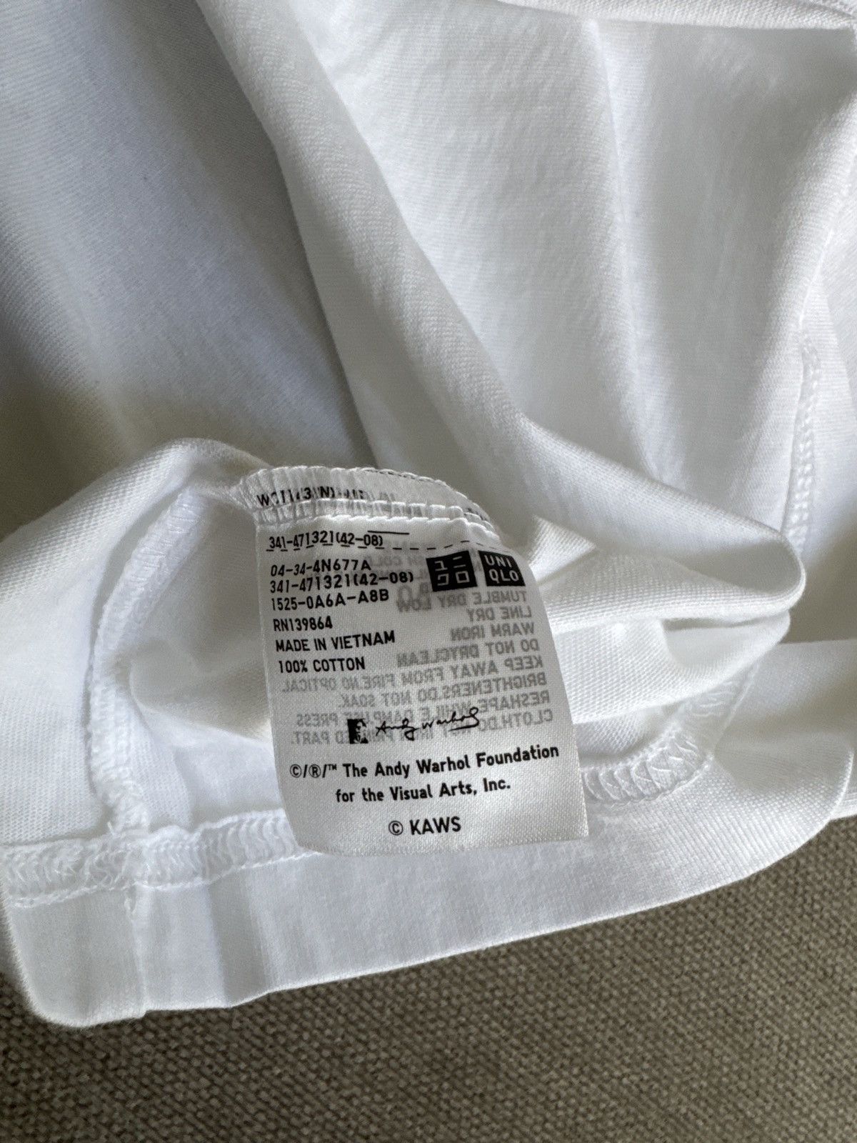 Andy Warhol × Kaws × Uniqlo KAWS + Warhol UT Graphic T-Shirt Size US M / EU 48-50 / 2 - 4 Thumbnail