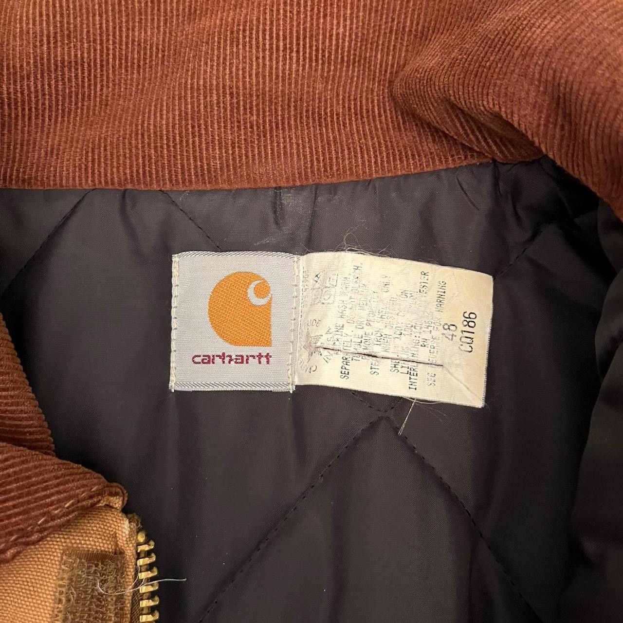 Carhartt 90s Brown Carhartt Arttic Jacket CQ186 / Union MADE Size US L / EU 52-54 / 3 - 4 Thumbnail