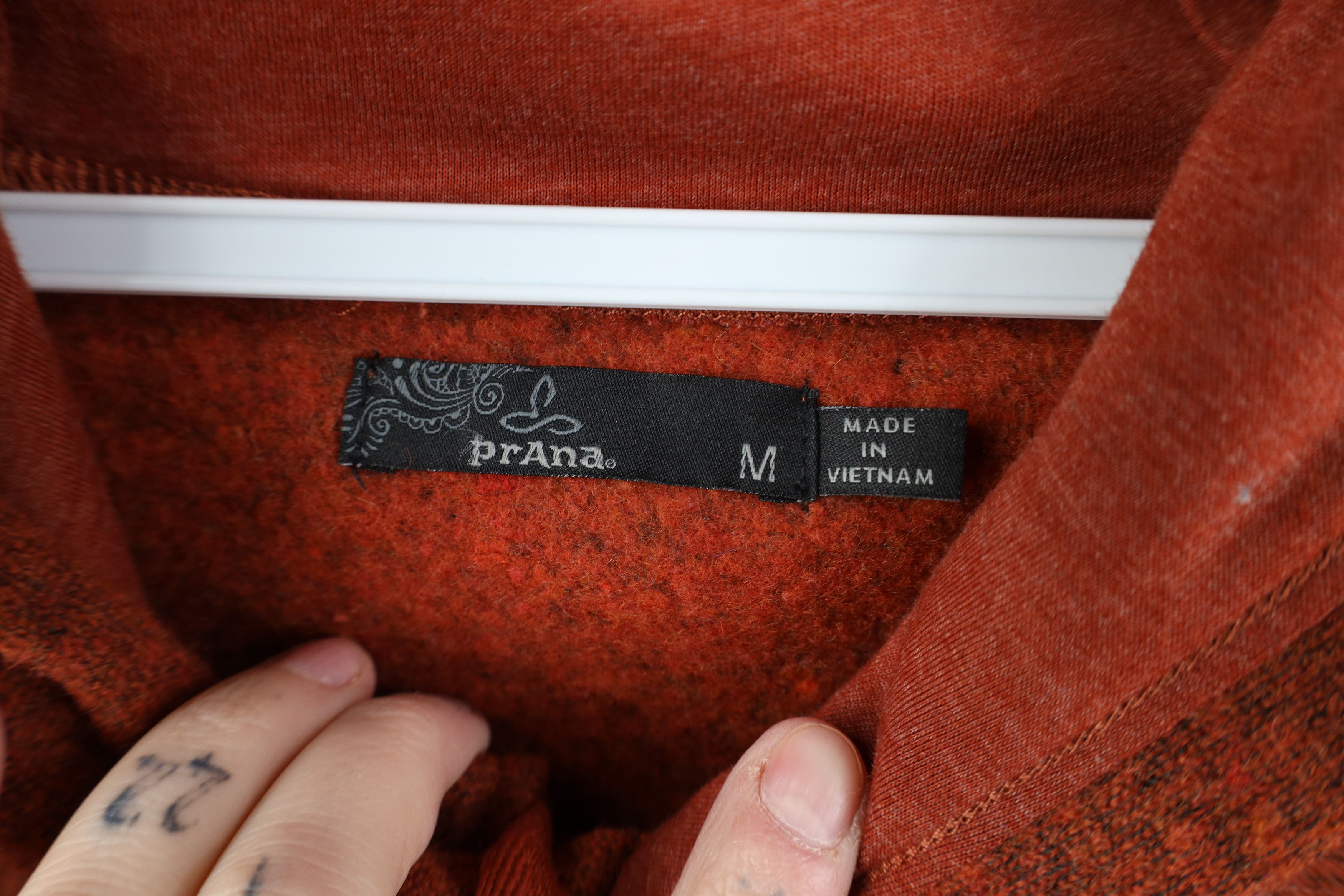 Prana prAna Breathe Boxy Oversized Cropped Hoodie Sweater Orange Size M / US 6-8 / IT 42-44 - 5 Thumbnail